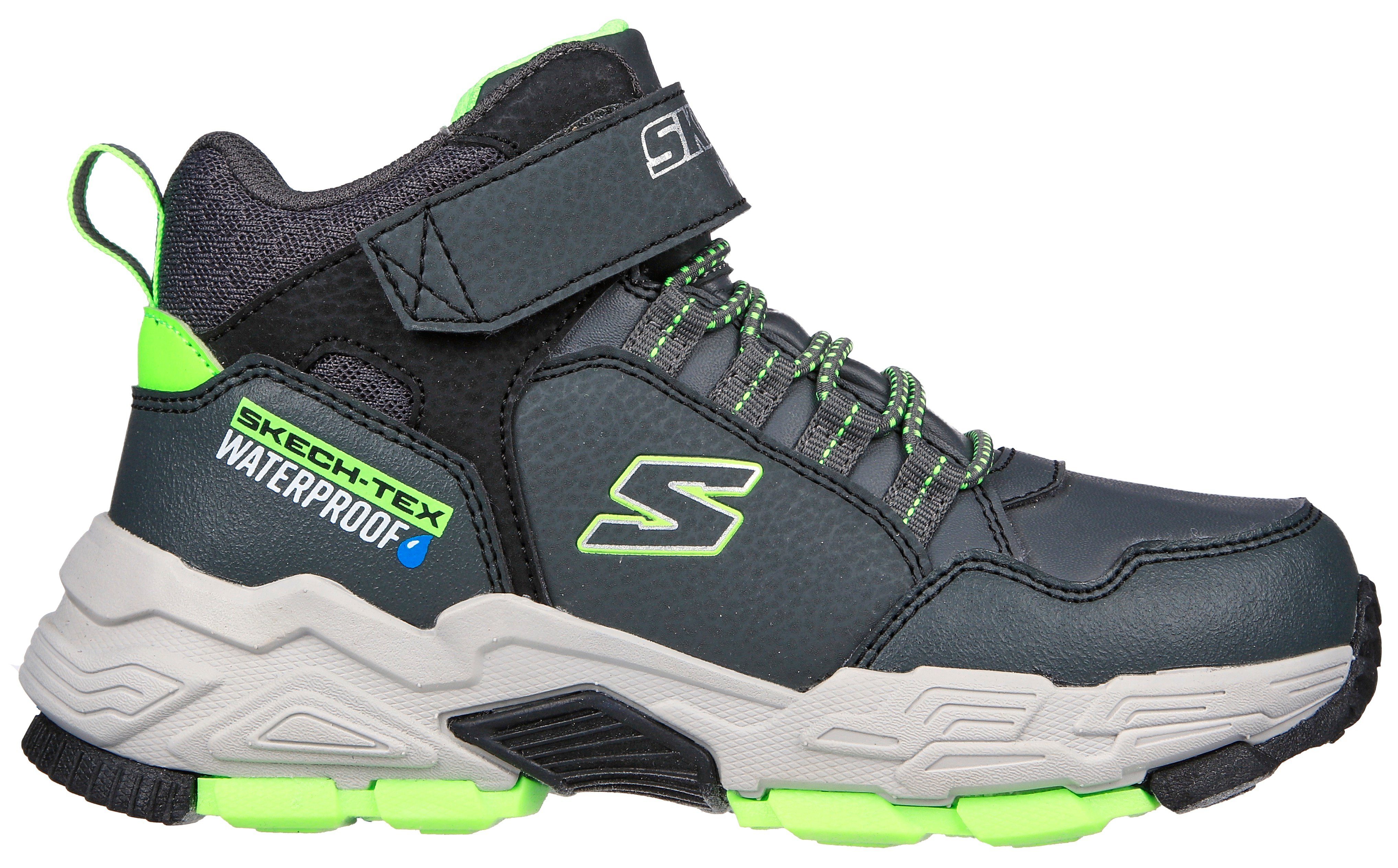 Skechers Kids J - SKECHERS Winterboots Waterproof-Membran grau-lime mit BOYS