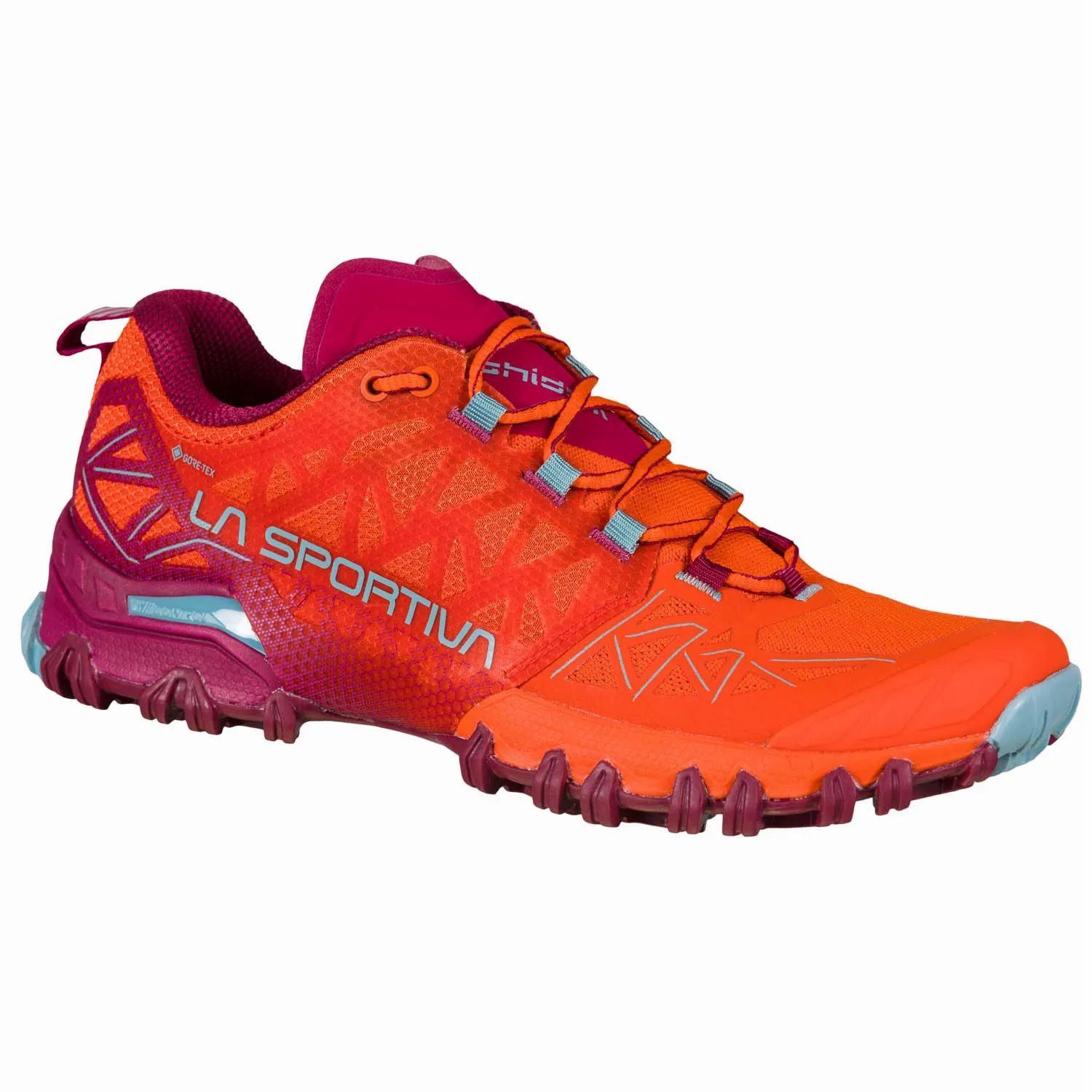 La Sportiva Trail-Laufschuhe Bushido II GTX (wasserdicht) violett/orange Damen Wanderschuh