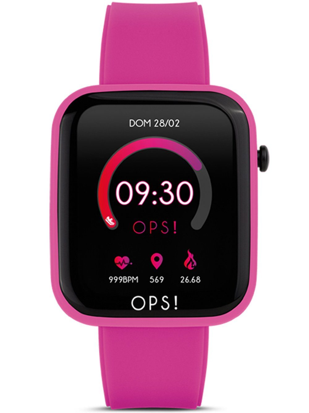 OPS! OBJECTS Quarzuhr OPS!SMART Uhr Smartwatch Unisex 38 Active OPSSW-04