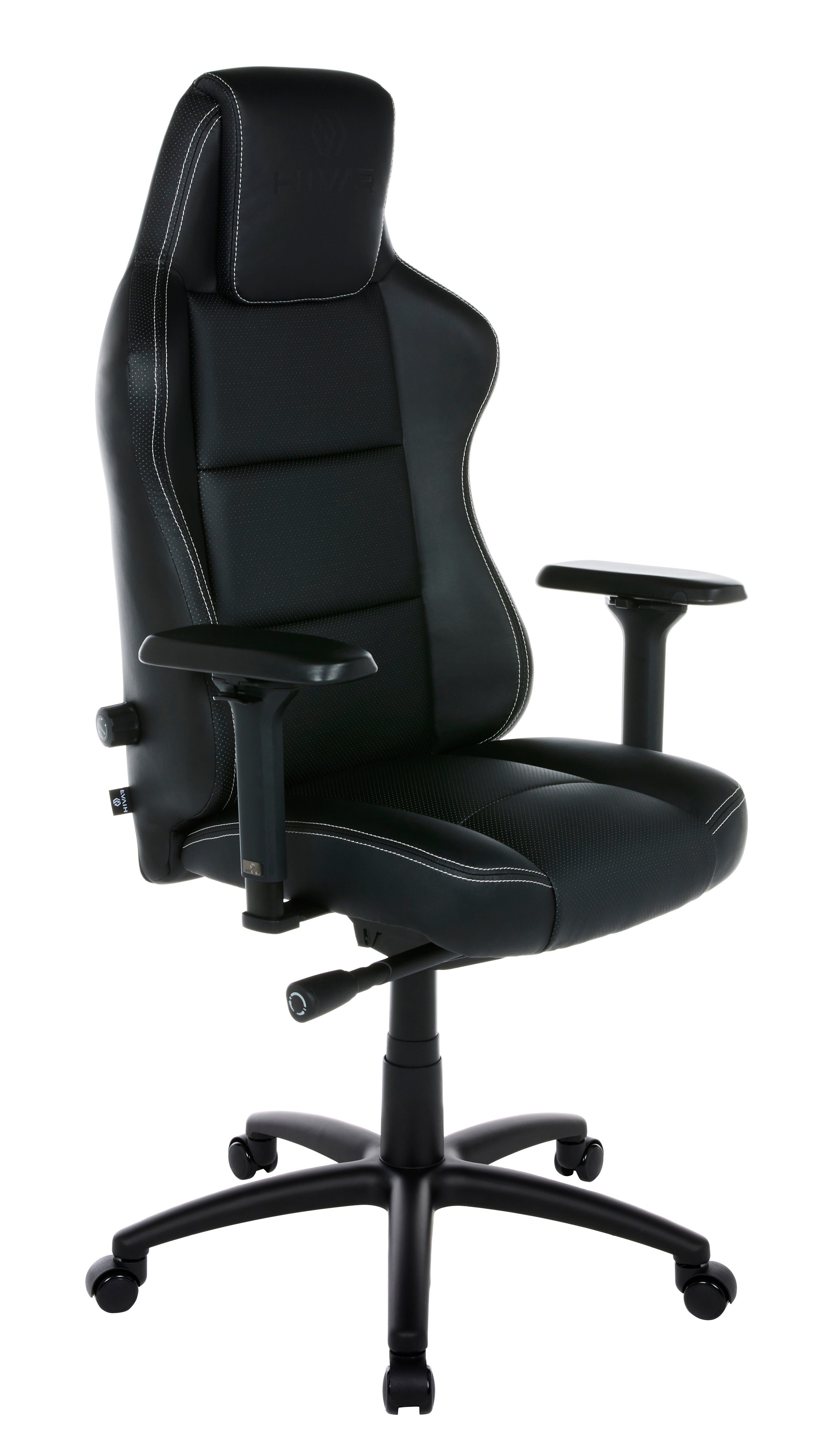 HIVAR Bürostuhl Ergonomischer Schreibtischstuhl Eqlipse, Drehstuhl mit flexibler Einstellung für Komfort im Homeoffice & Gaming