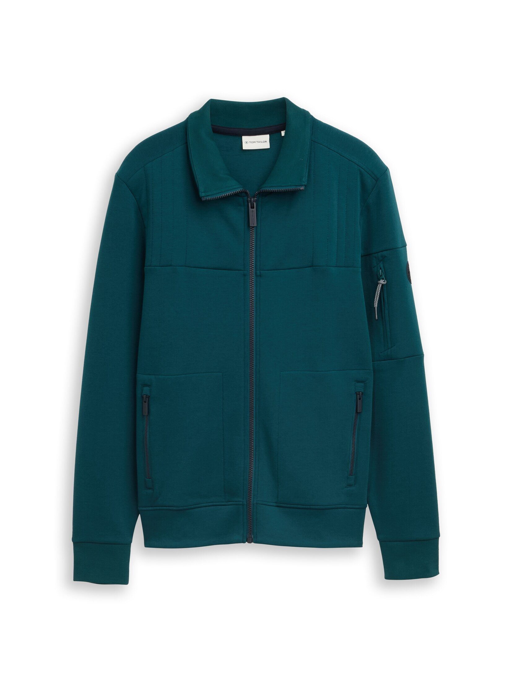 TOM TAILOR Sweatjacke Strick & Sweatshirts Sweatjacke mit Reißverschlusstaschen
