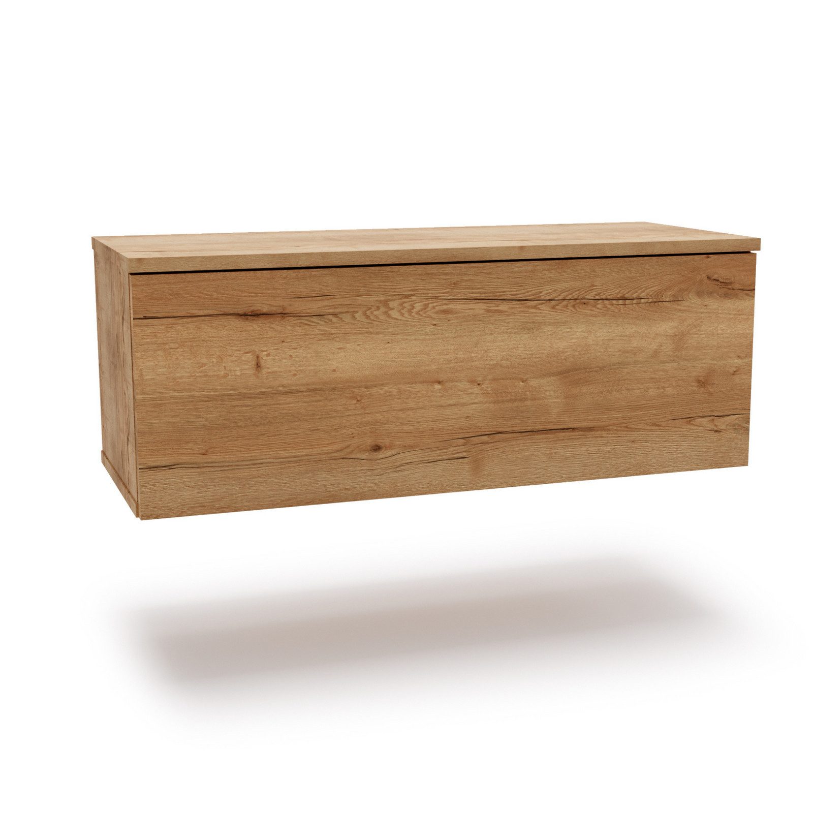 KOBI S.C. TV-Schrank TV-Lowboard KOBI 80 cm Eiche Craft Wandmontage für modernes Wohnzimmer