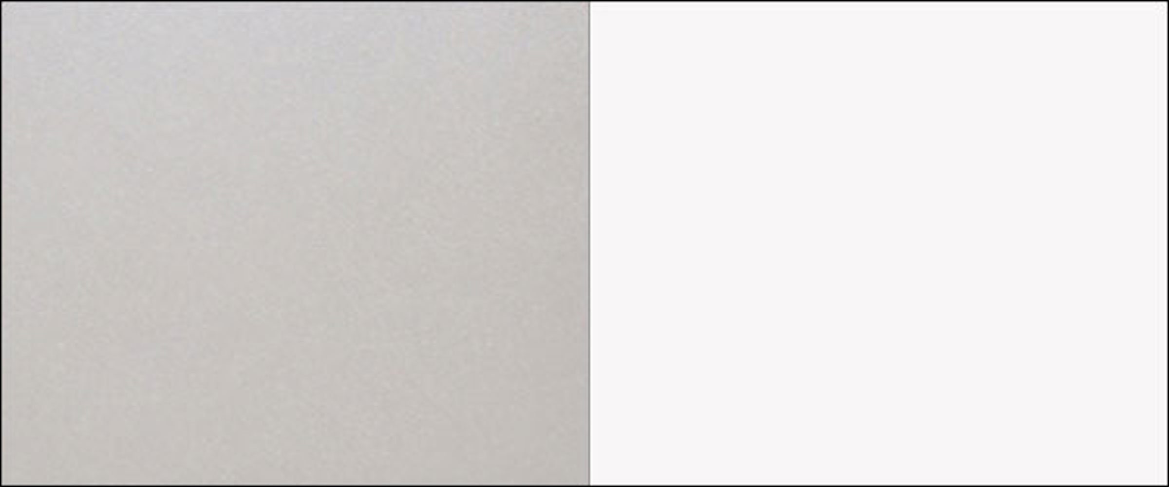 Klapphängeschrank BO-W4B/90-AV weiß mit Feldmann-Wohnen matt grau 90cm Küchenschrank Farbe wählbar / Bonn Klappe