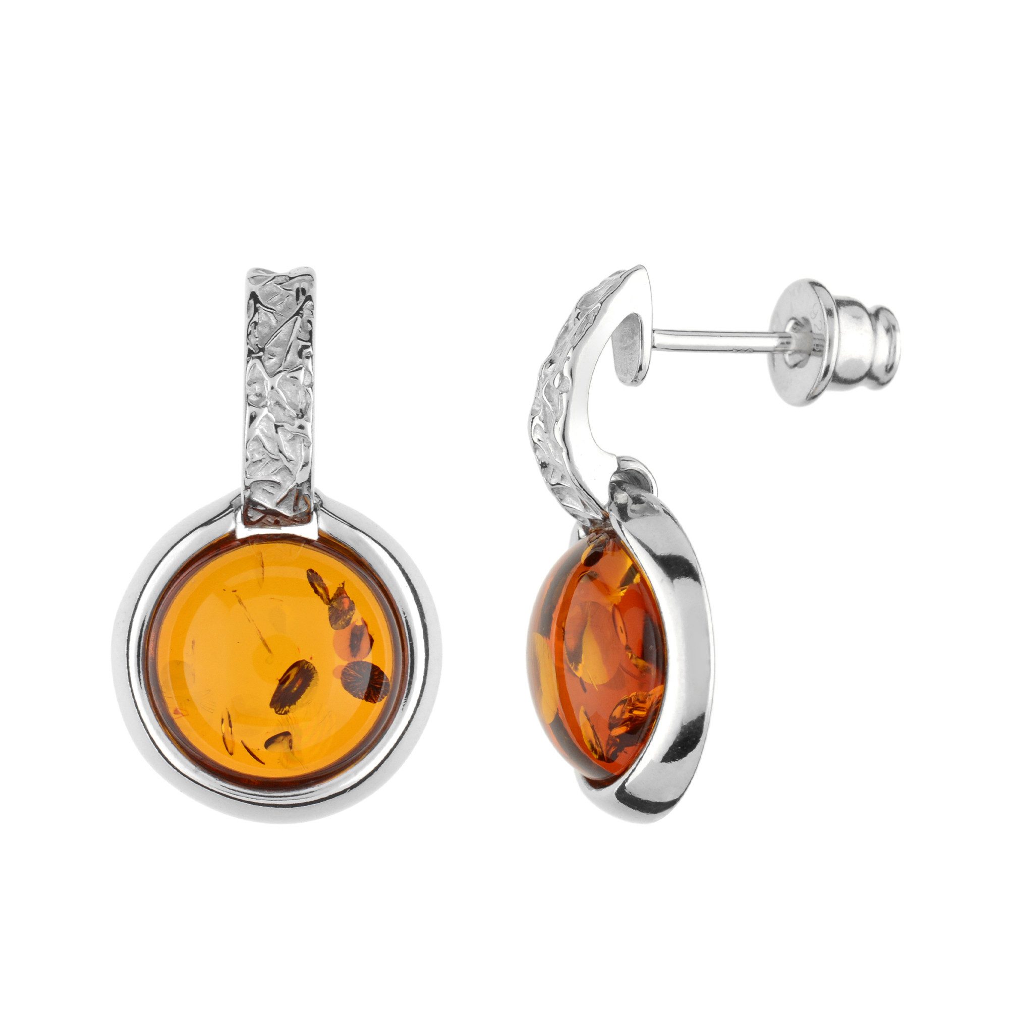 Cavill Ohrring-Set Cavill Echtschmuck Silberohrringe 2,5 ct Cognac Bernstei günstig online kaufen