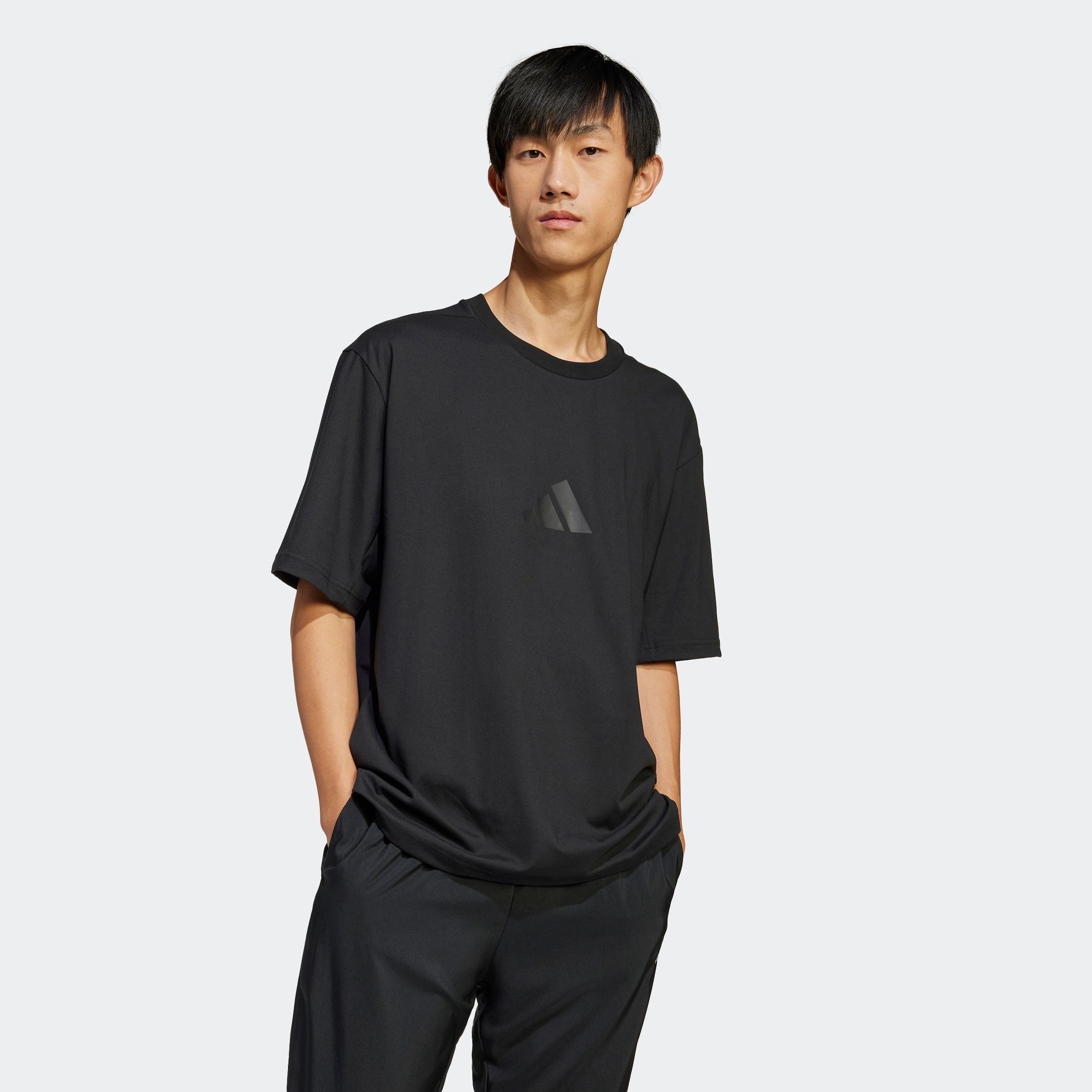 adidas Sportswear T-Shirt M Z.N.E. TEE LO lockere Passform, mit Rundhalsausschnitt, mit Elasthan-Anteil