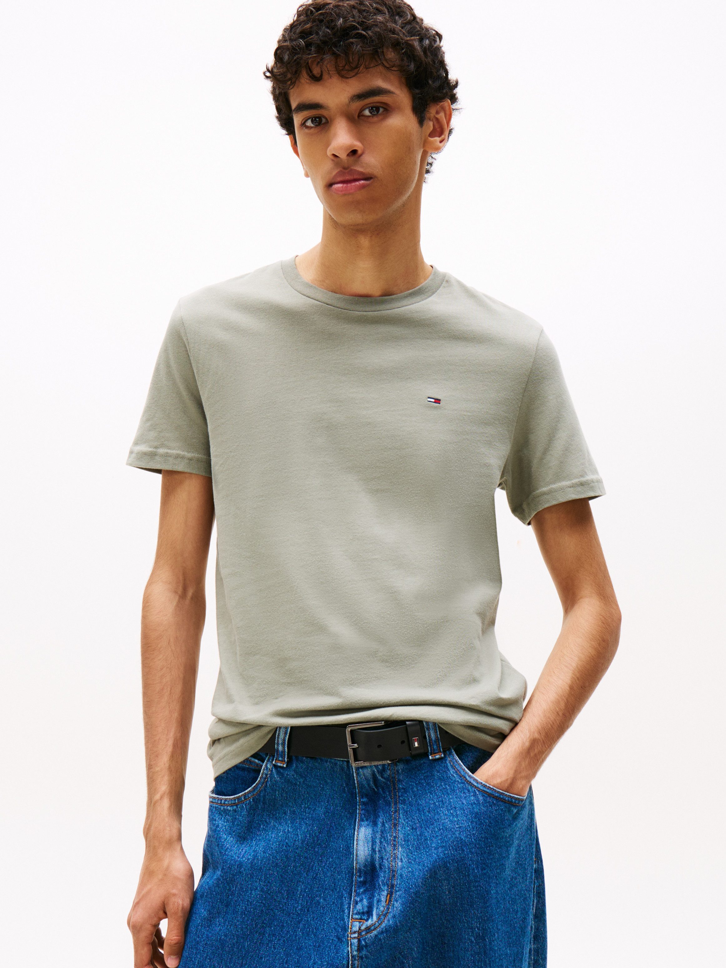 Tommy Jeans Rundhalsshirt TJM XSLIM 2PACK JERSEY TEE EXT (Packung, 2er-Pack günstig online kaufen