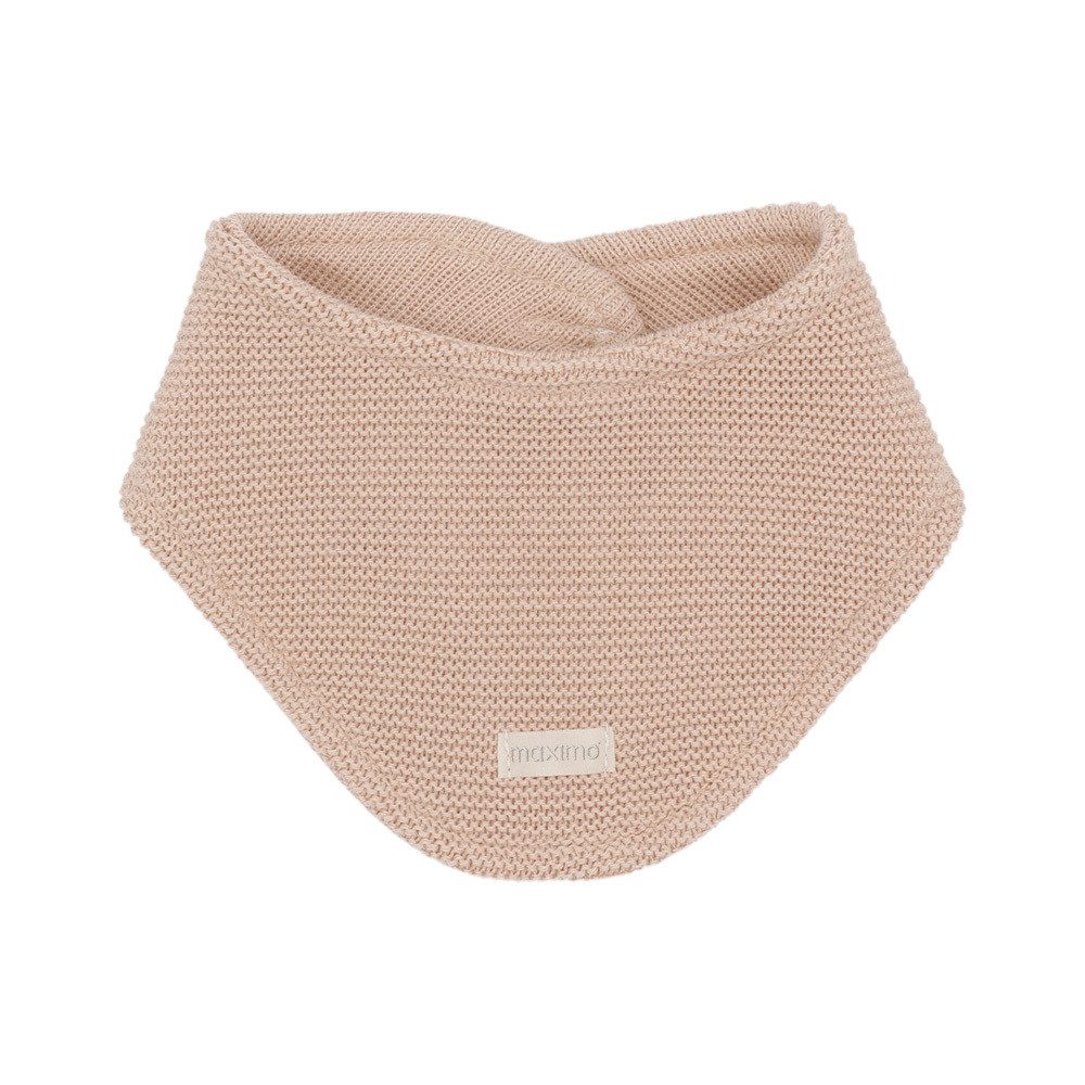 Halstuch BABY-Dreiecktuch, Strick Klettverschluß, Futter