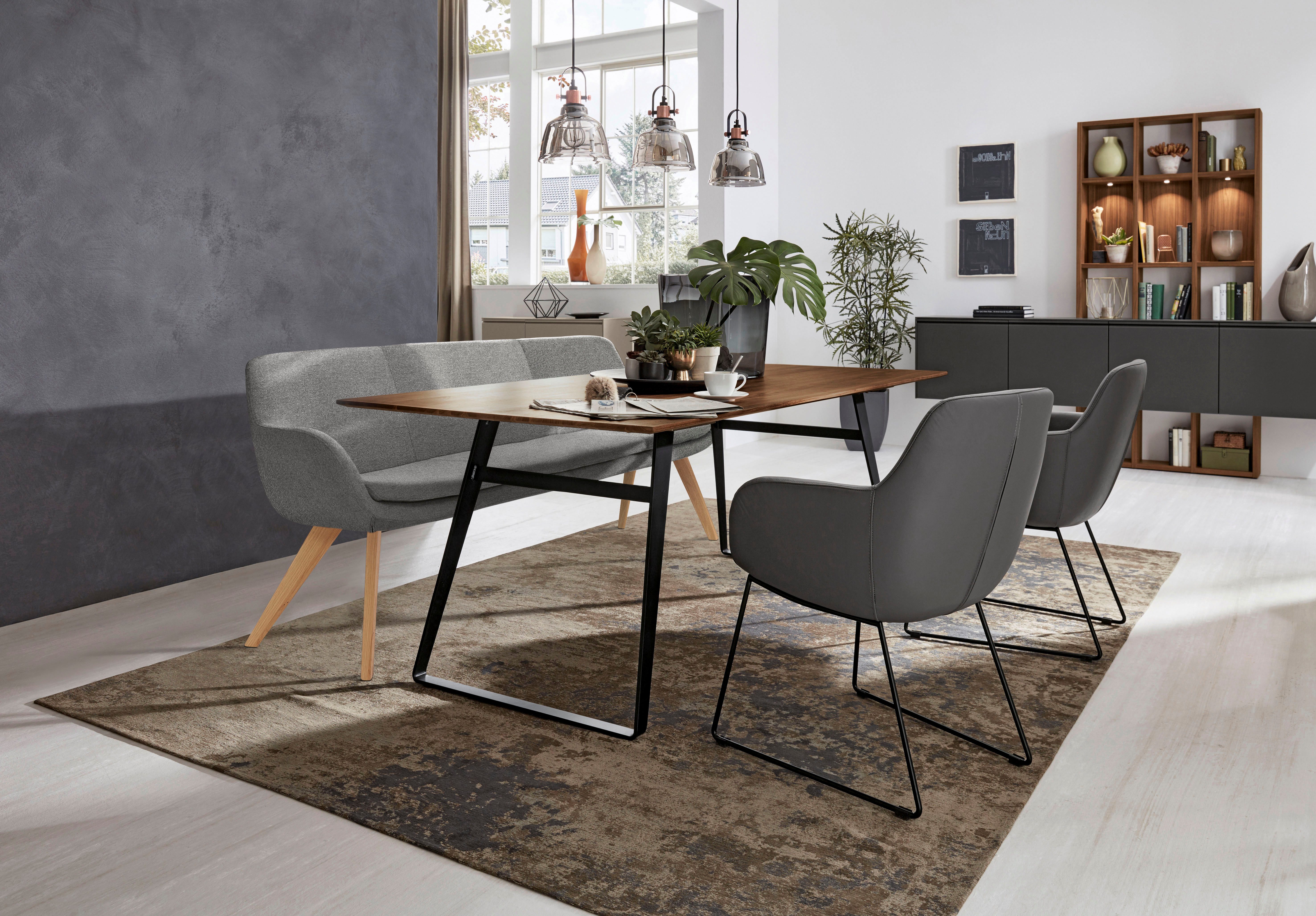 Musterring Essbank Tavia, Stativgestell aus Eiche bianco massiv, Breite 180, 200 oder 220 cm