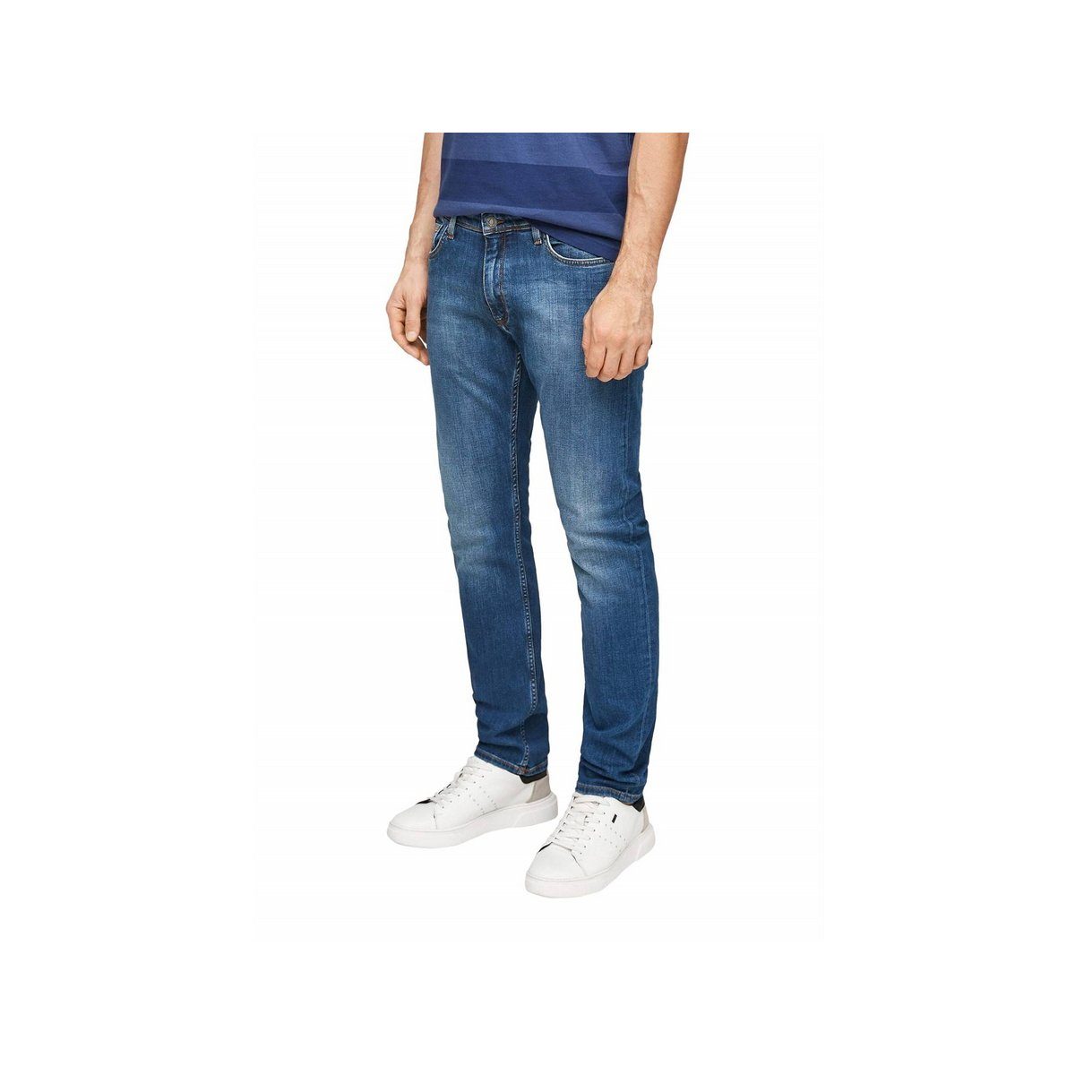 blau s.Oliver (1-tlg) Straight-Jeans regular