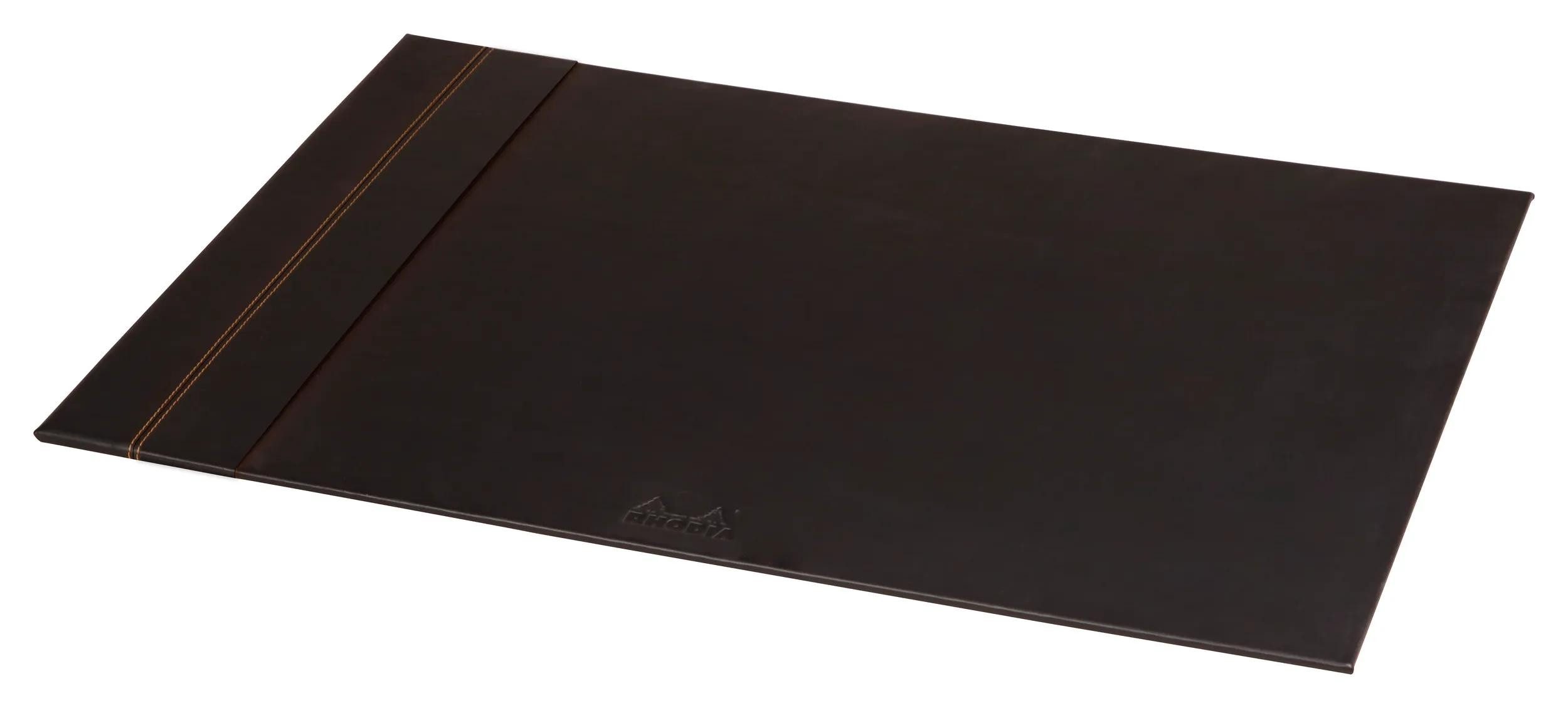 Rhodia Notizheft feste Schreibtischunterlage Kunstleder, 60x40cm Schwarz 118806C, Feste Schreibtischunterlage