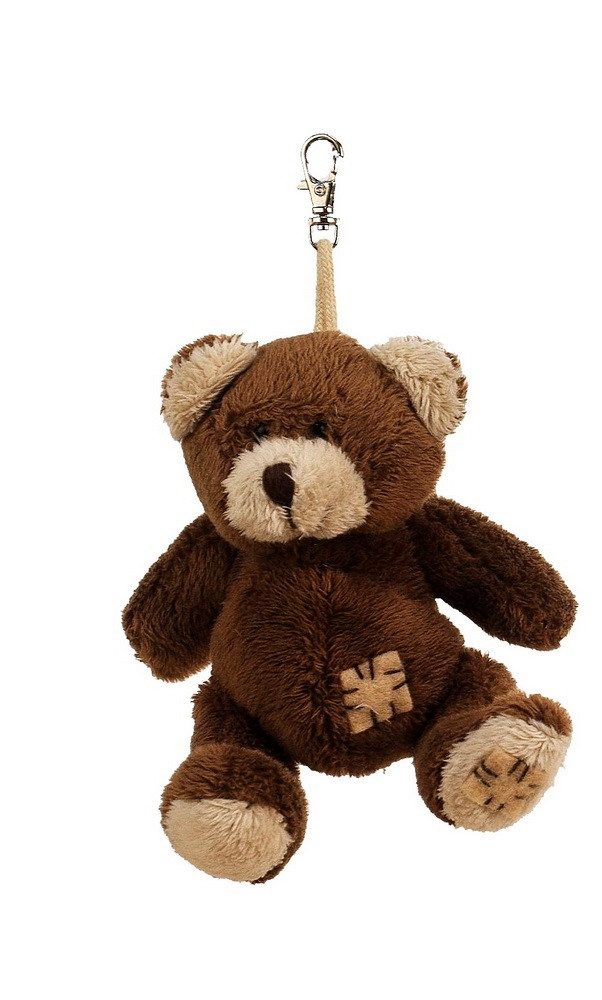 Euro Souvenirs Kuscheltier Schlüsselanhänger Teddybär 8 cm braun