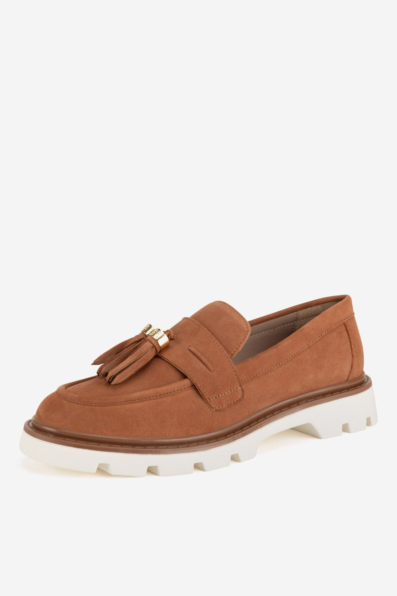 GINO ROSSI Gino Rossi SIMON‑115856 – Elegante Damen-Mokassins aus Veloursleder Mokassin Weiches Innenmaterial, leicht, elegant