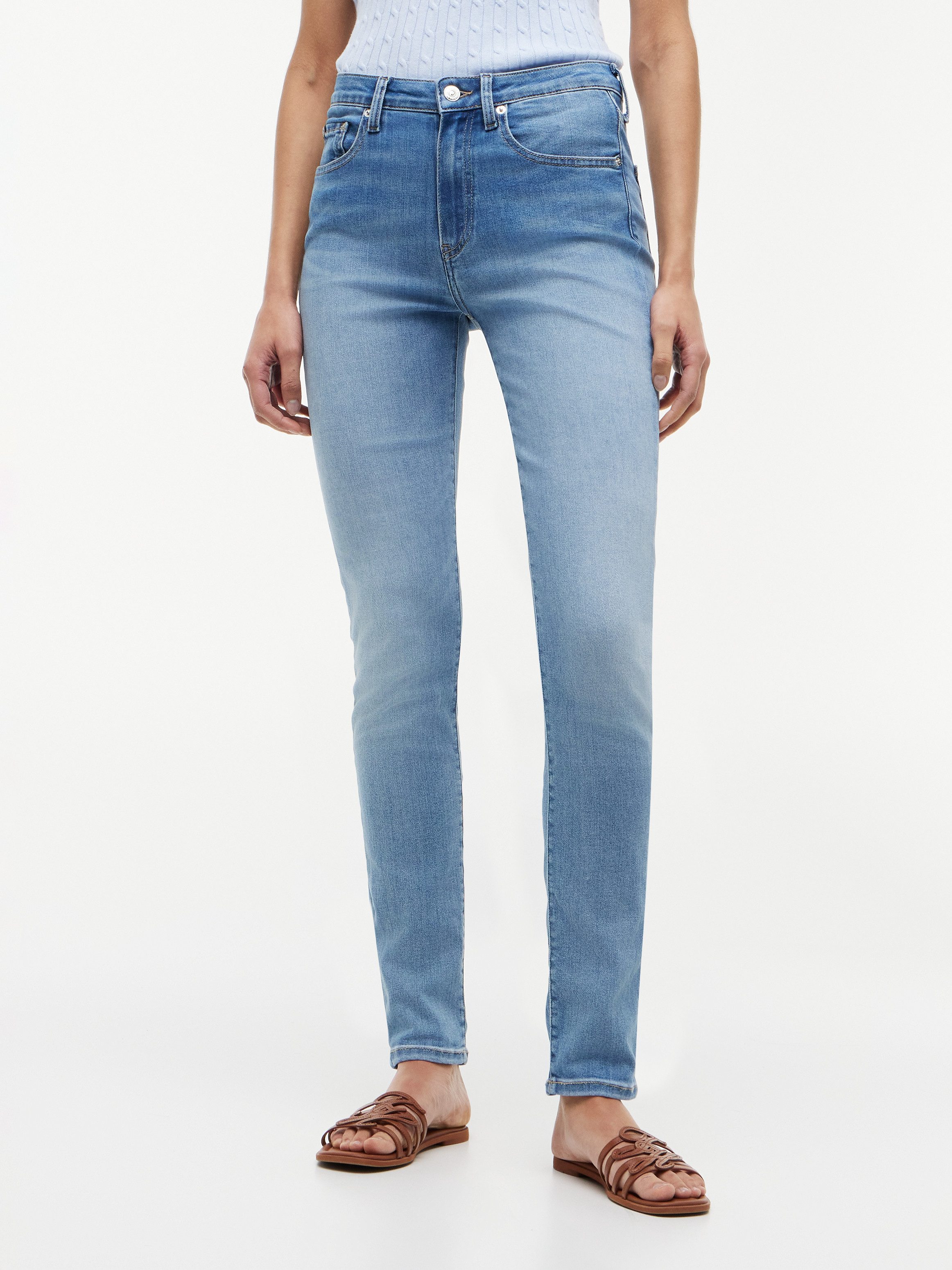 Tommy Hilfiger Skinny-fit-Jeans COMO SKINNY KATY RW Baumwollmischung, regular waist