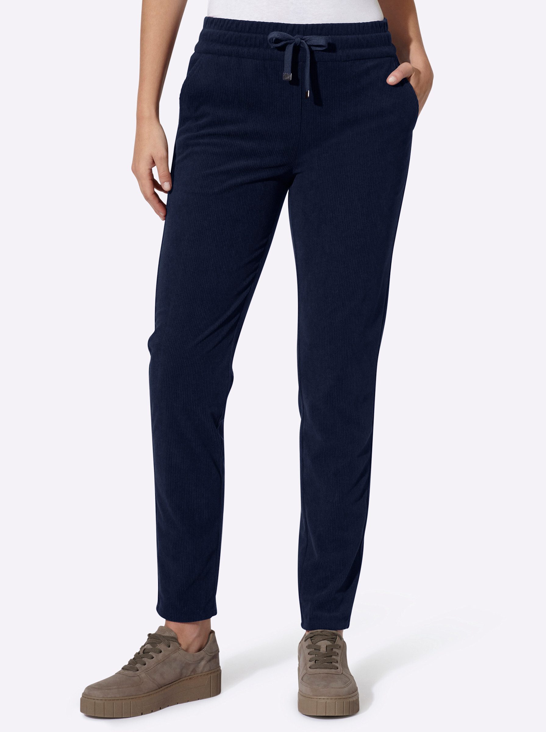 heine Jerseyhose Cord-Hose normal