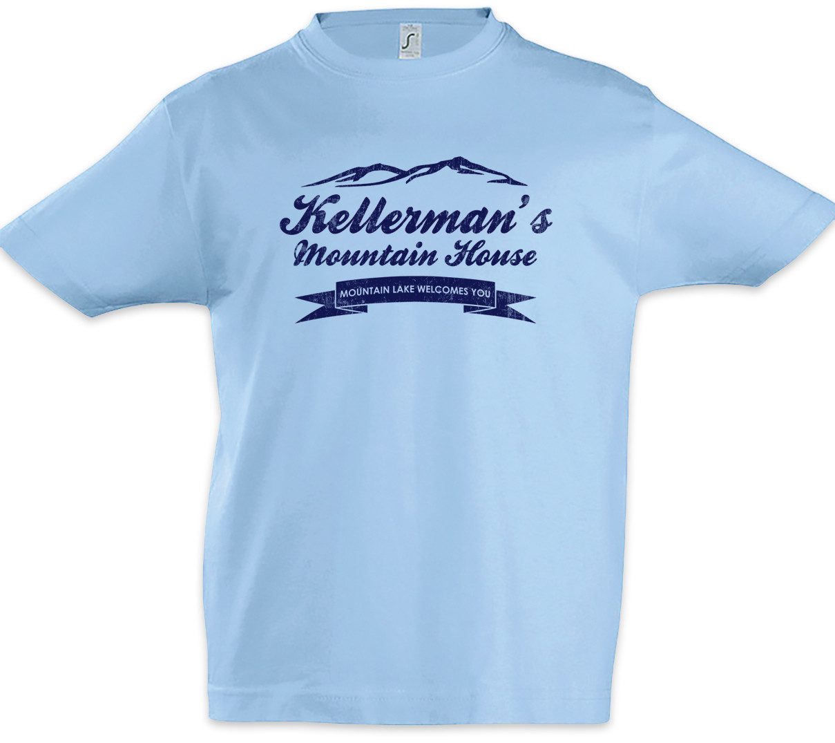 Print-Shirt Kellerman´s Mountain House II Kinder T-Shirt Hotel Dirty Eighties