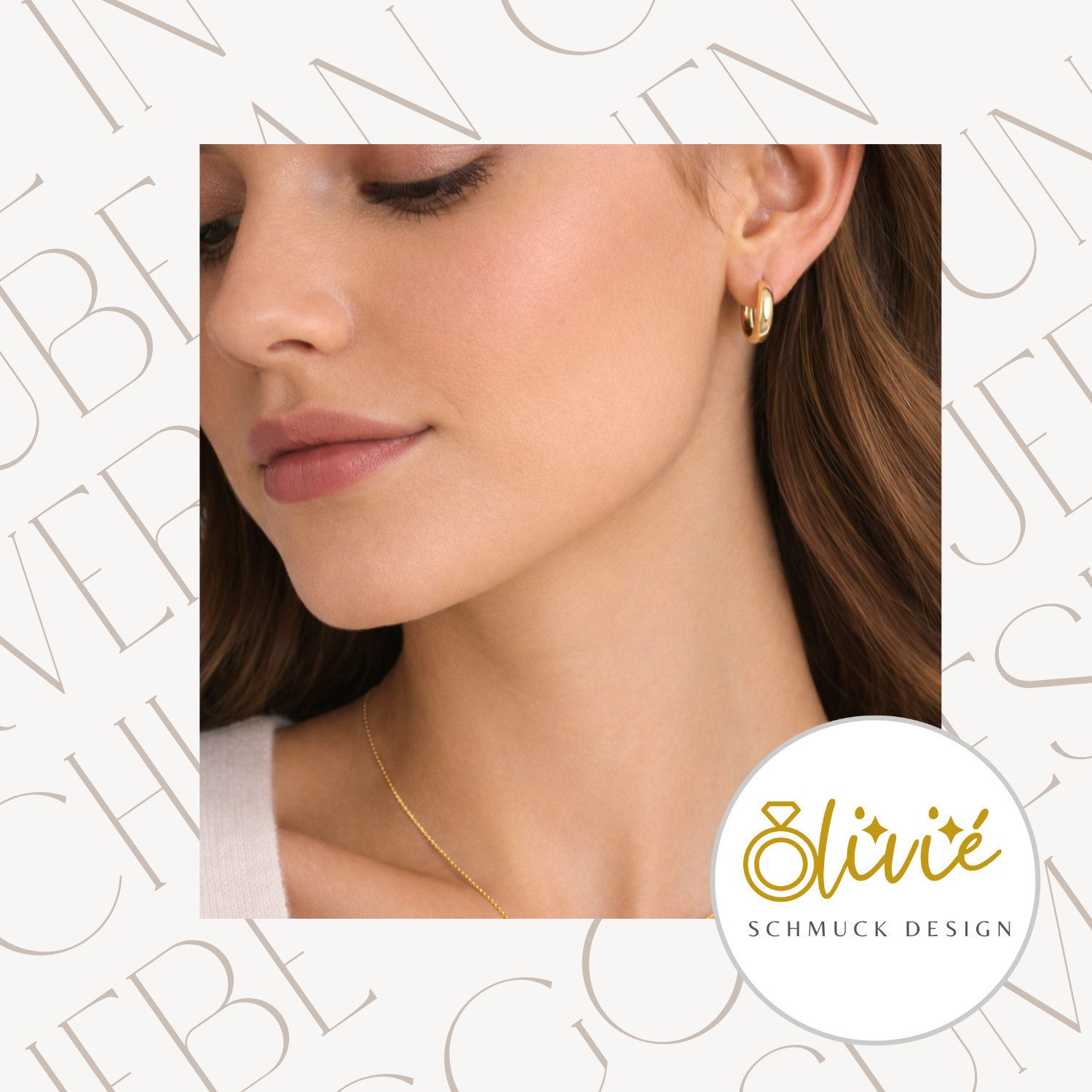 XCOAST Creolen-Set Edelstahl-Creolen mit 18K Goldbeschichtung – elegant, fa günstig online kaufen