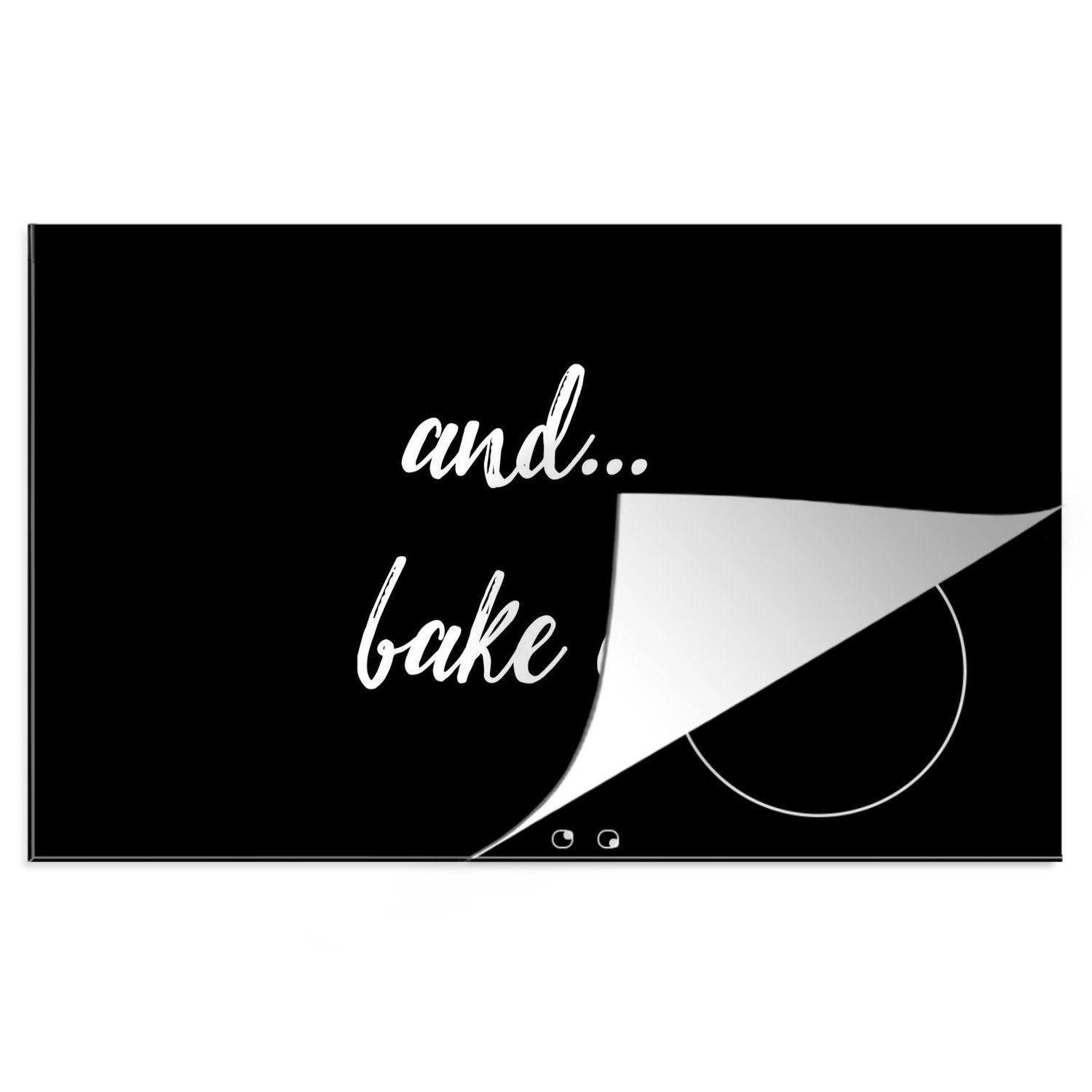 MuchoWow Herdblende/Abdeckplatte Zitate Sprichwörter Und... Backen