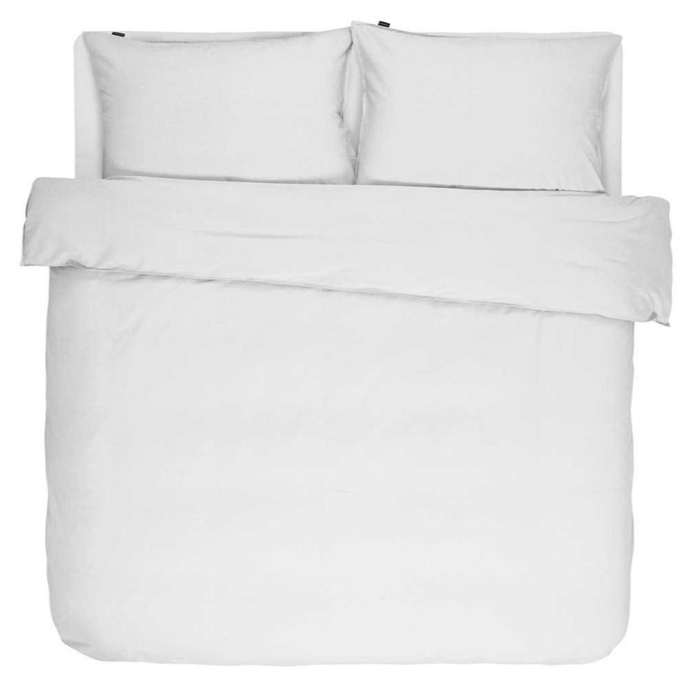 Essenza Bettwäsche Guy White 200 x 200 cm + 2 x 80 x 80 cm, Renforcé, 3 teilig