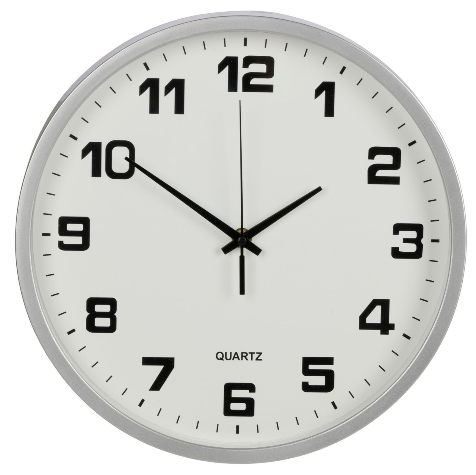 BURI Wanduhr Wanduhr 30cm Küchenuhr Wohnzimmeruhr Baduhr Uhr Quarz Quartz Uhrwerk