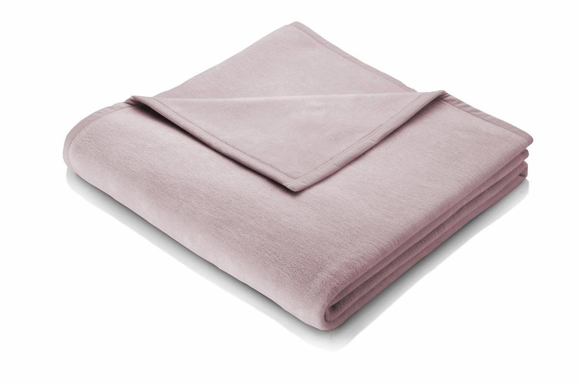 Wohndecke Wohndecke Cotton Home, Biederlack, im Uni Design, Kuscheldecke rosa