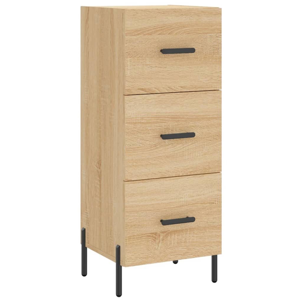 vidaXL Sideboard Sideboard Sonoma-Eiche 34,5x34x90 cm günstig online kaufen