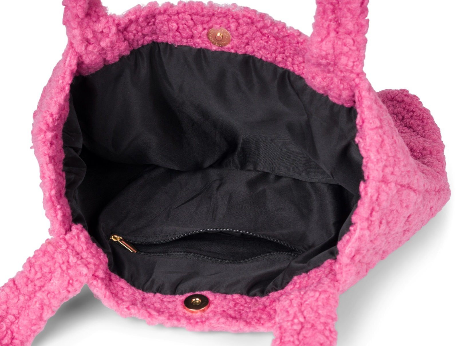 styleBREAKER Schultertasche Teddyfell Beuteltasche (1-tlg) günstig online kaufen