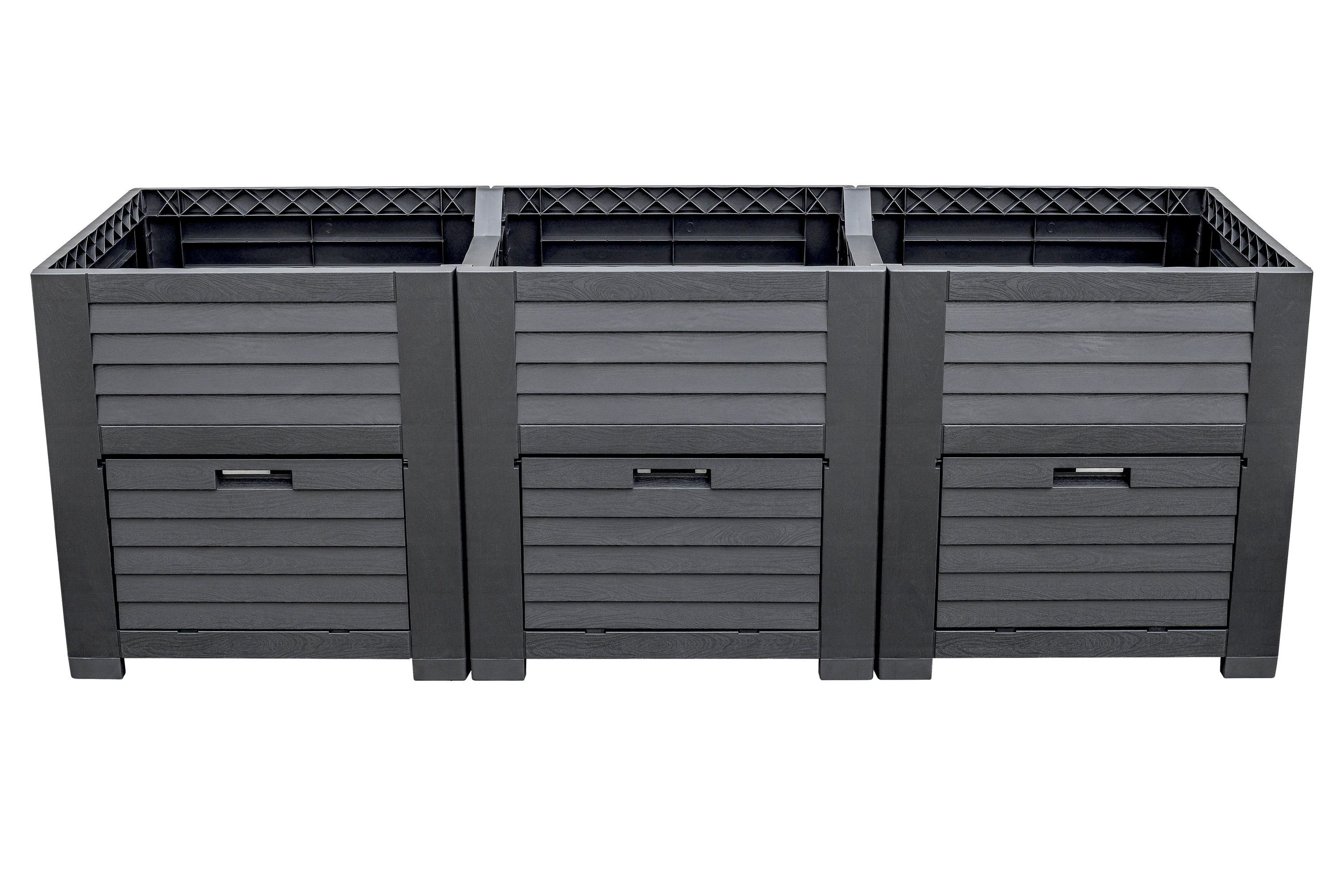 dynamic24 Hochbeet 600 Liter, Hochbeet 226cm Garten Schrank Frühbeet