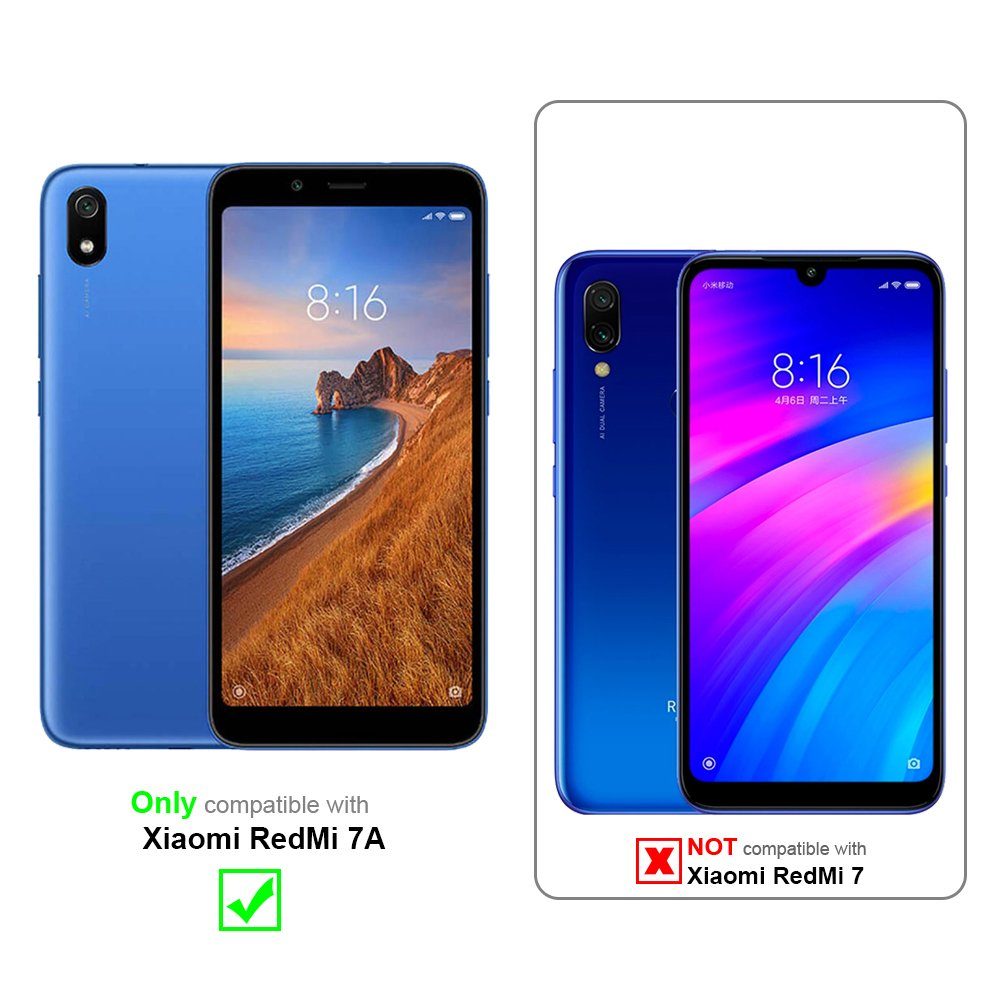 Cadorabo Handyhülle für Xiaomi RedMi 7A Hülle Xiaomi RedMi 7A, Flexible Hülle TPU Silikon Schutzhülle Back Cover Case