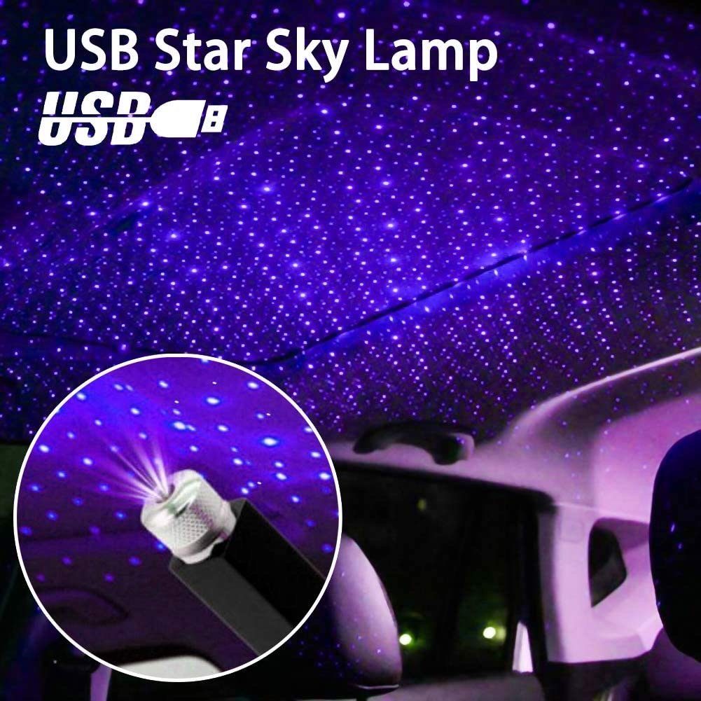 USB Farboptionen -verschiedene Auto LED-Sternenhimmel Usb-Projektor Stelby Lila Sternenhimmel