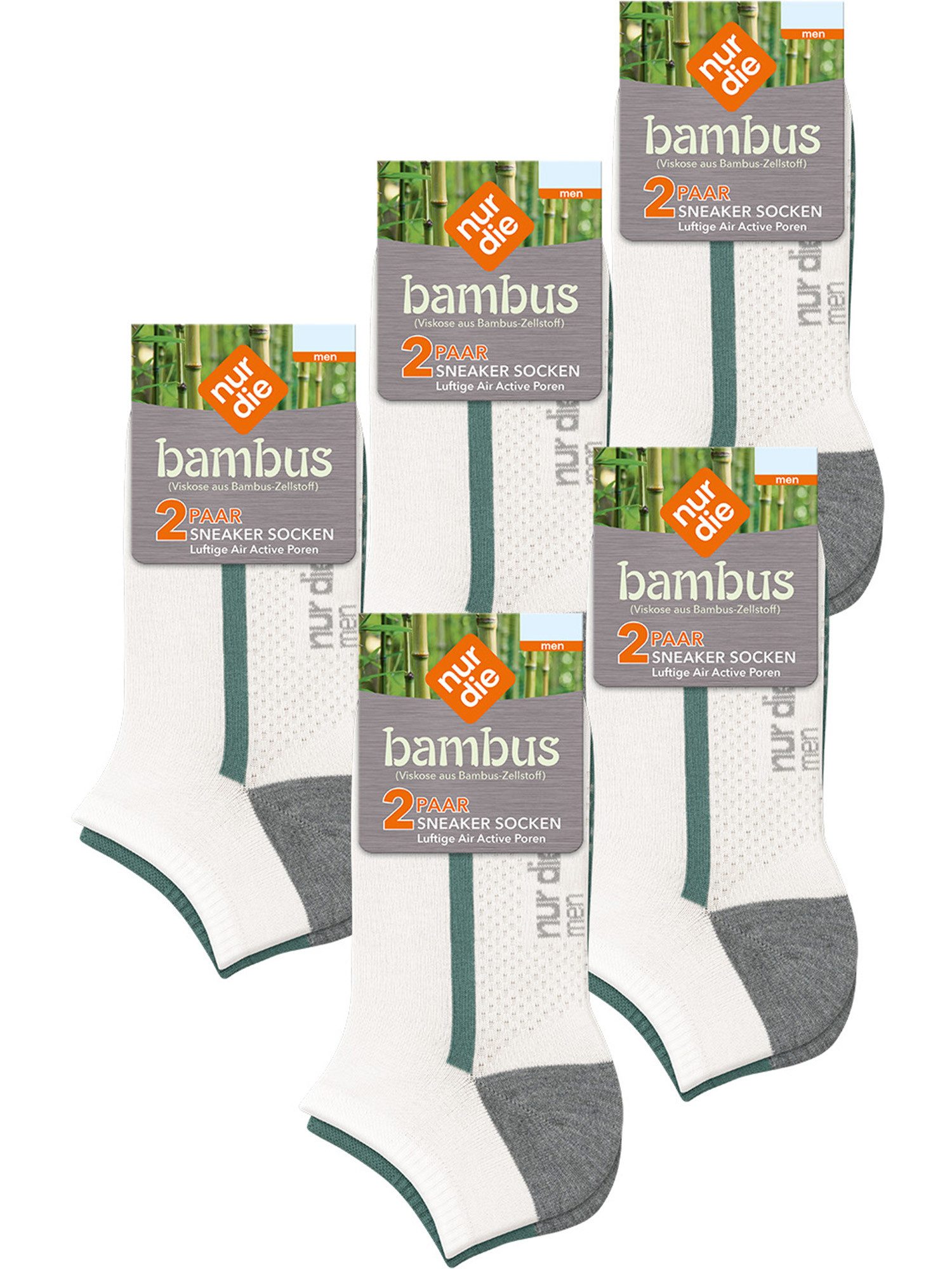 Nur Die Sneakersocken Bambus Sneaker (10-Paar) günstig online kaufen