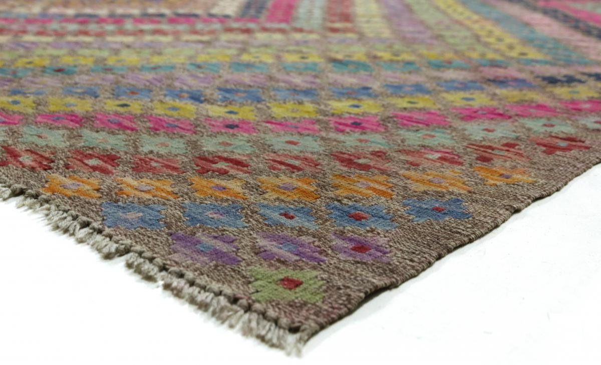 Orientteppich Kelim Afghan Höhe: Handgewebter Trading, Orientteppich, 3 mm 417x497 Nain rechteckig