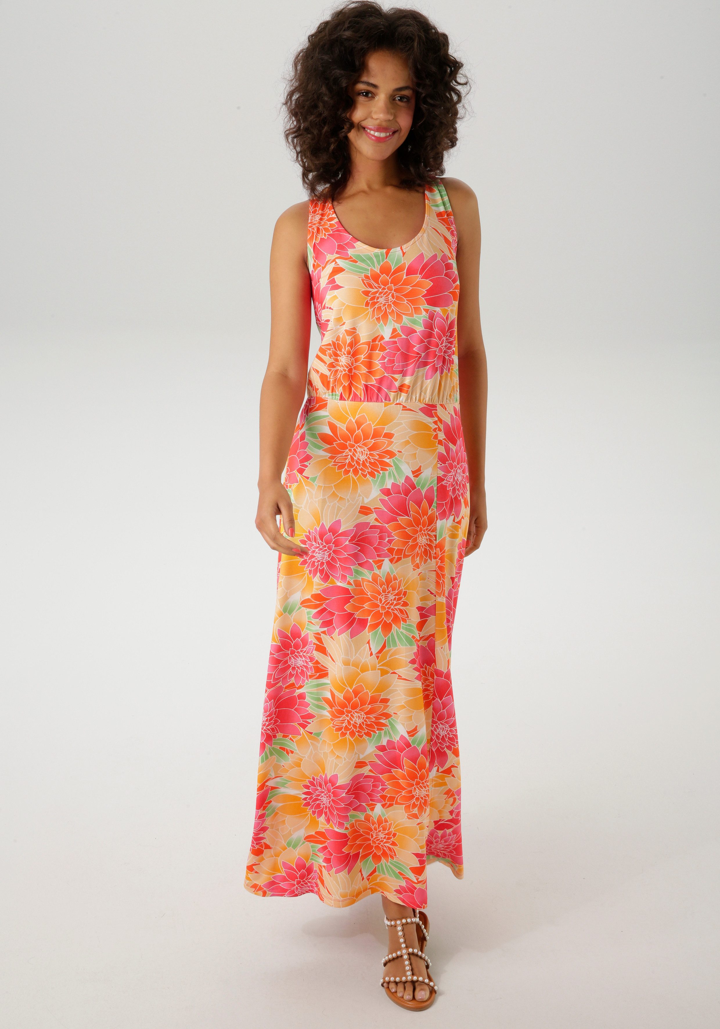 Aniston CASUAL Sommerkleid mit großflächigen, farbenfrohen günstig online kaufen