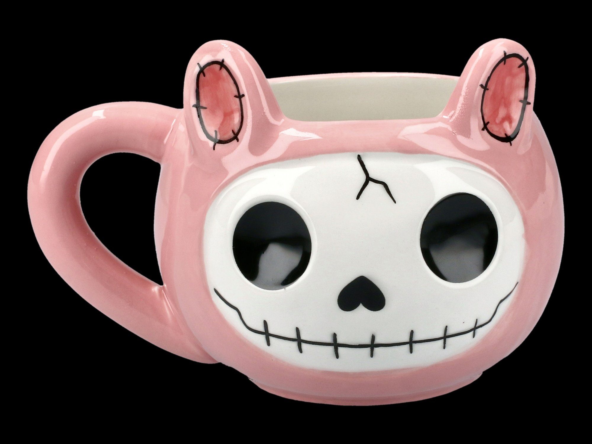 Tasse Deko, Shop - GmbH Keramik Bun Bun Furrybones Hasen Figuren Pink Keramik Tasse -