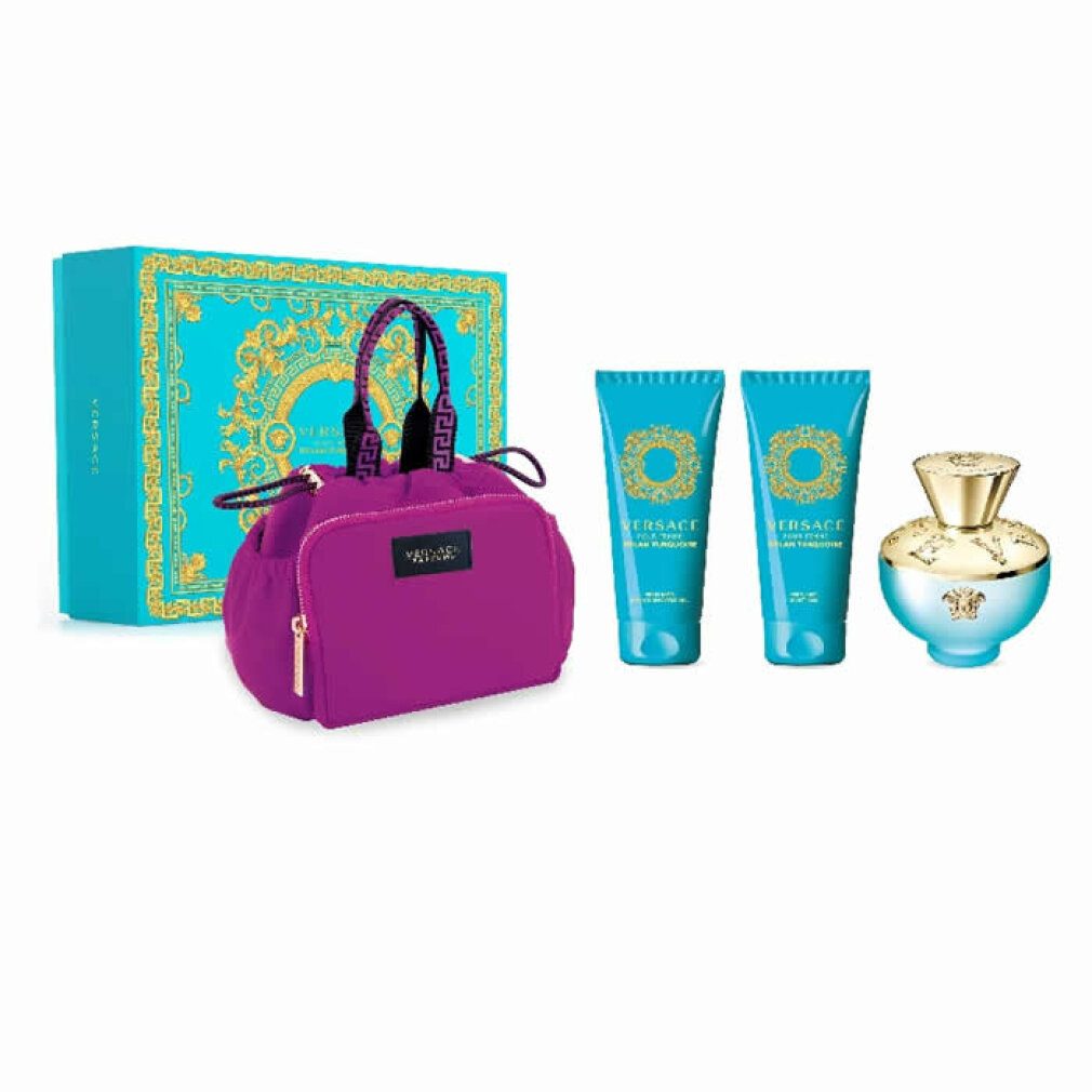 Versace Duft-Set Dylan Torquoise Eau De Toilette Spray 100ml Set 4 Artikel