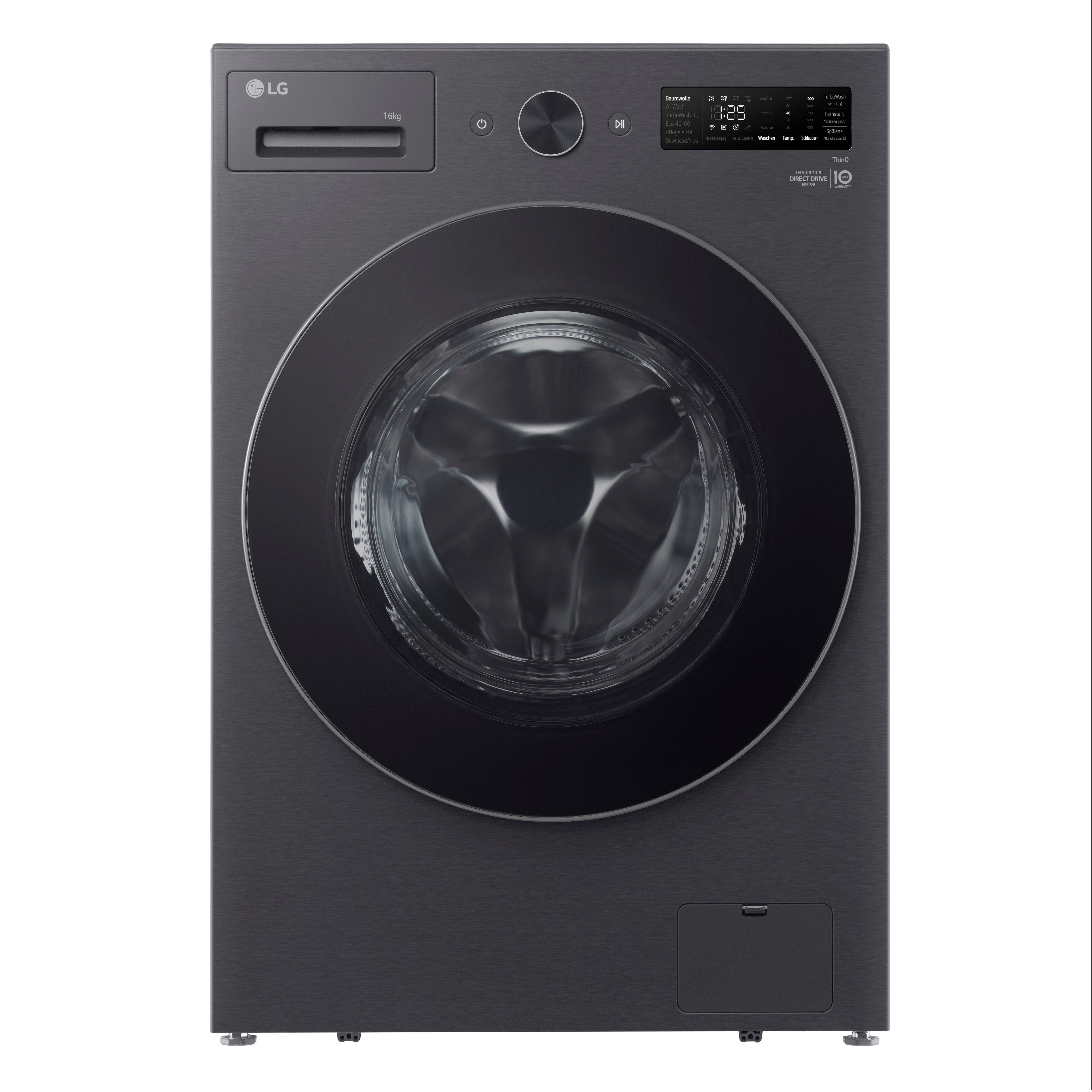 LG Waschmaschine F0WNT162B, 16 kg, 1000 U/min