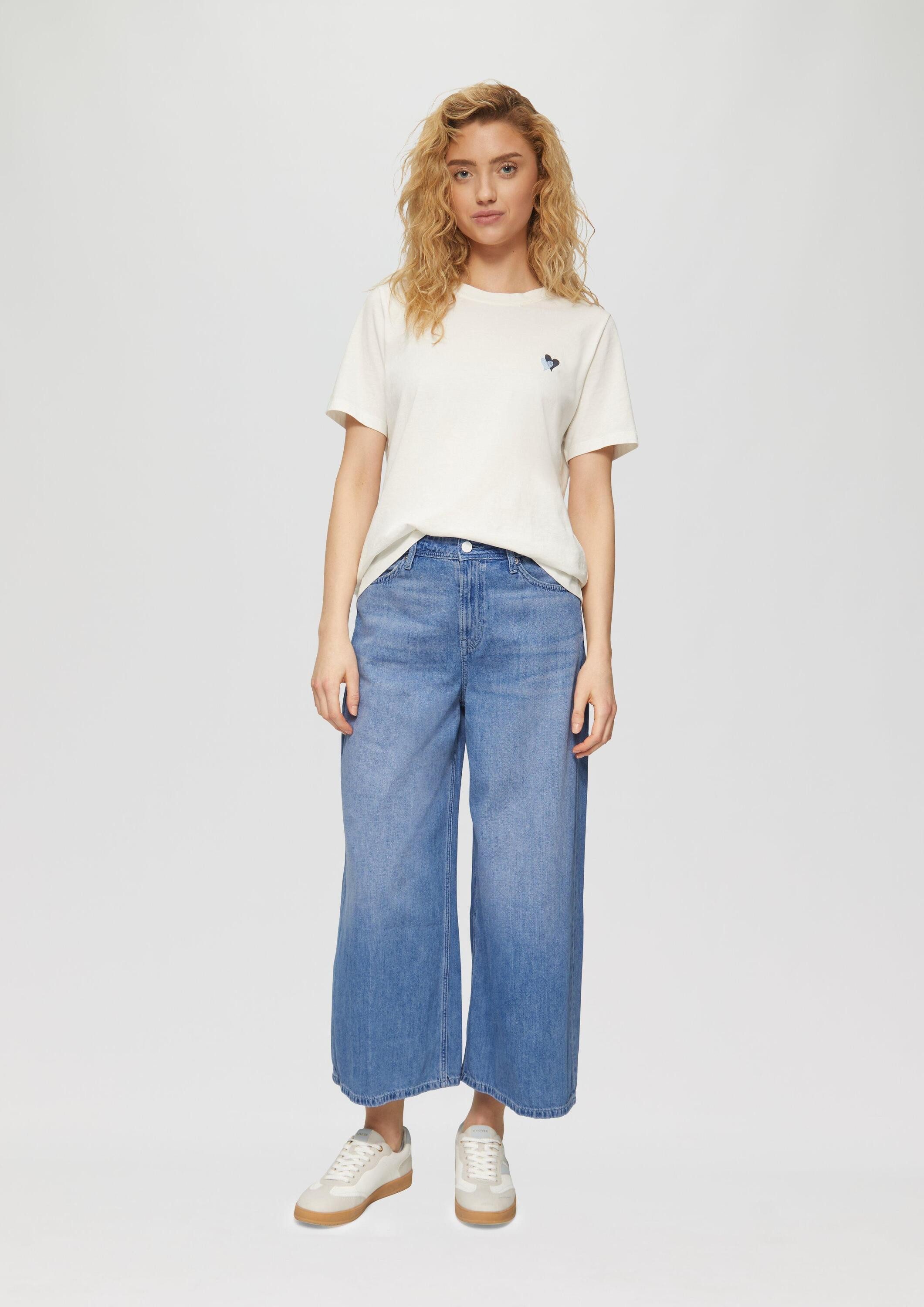 s.Oliver Weite Jeans Jeans-Hose MILLI Culotte-Jeans / High Rise / Extra Wid günstig online kaufen