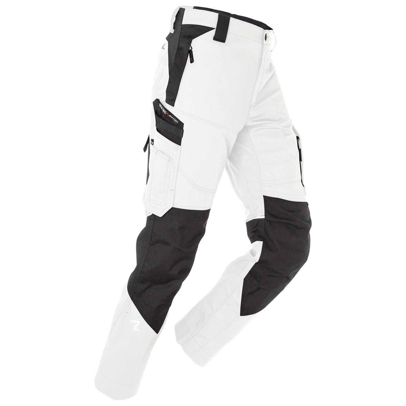 Kübler Arbeitsbundhose PULSE POWER Bundhose technische Arbeitshose, (1-tlg) Gr.46-58 Robuste, weiß/anthrazit