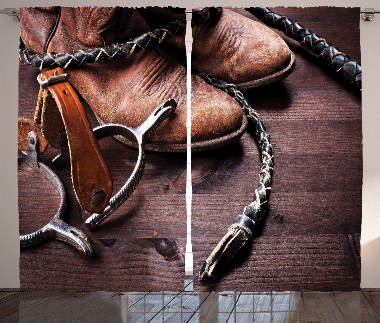 Gardine »Schlafzimmer Kräuselband Vorhang mit Schlaufen und Haken