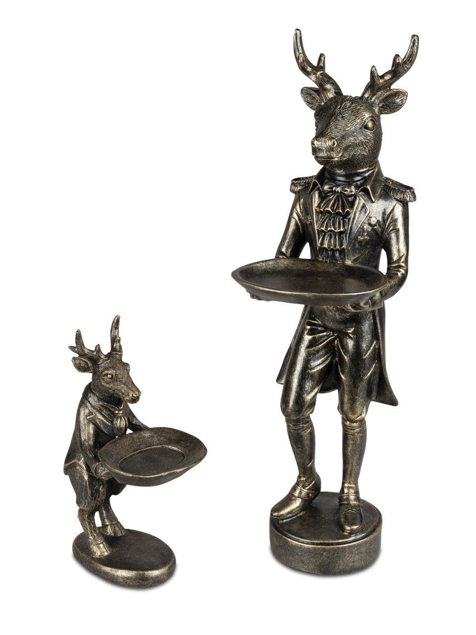 formano H:22.5cm Bronze Winterzeit, Dekofigur B:10.5cm Kunststein