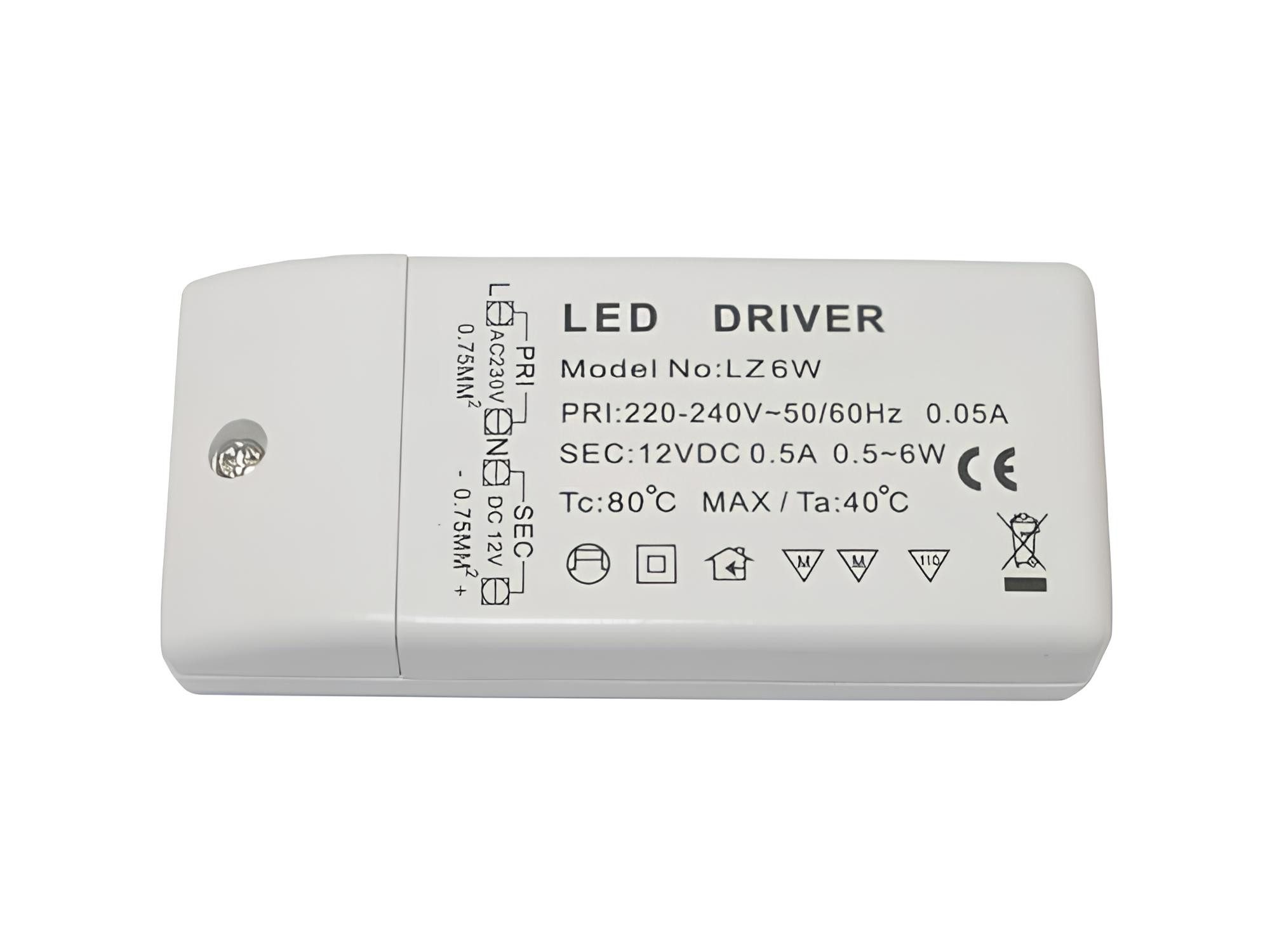 SO-TECH® Elektronischer LED-Treiber Transformator 12 V / 6 W Trafo LED Trafo