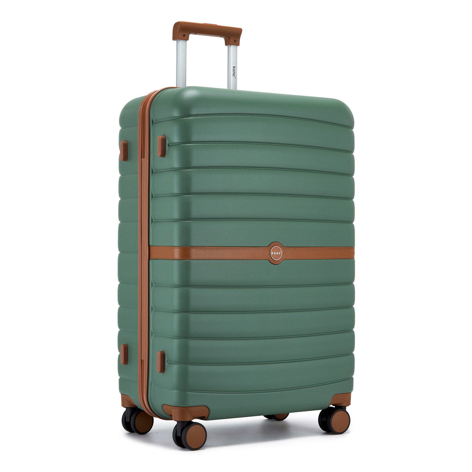 KONO Handgepäckkoffer Koffer Trolley ABS+PC Hartschalenkoffer