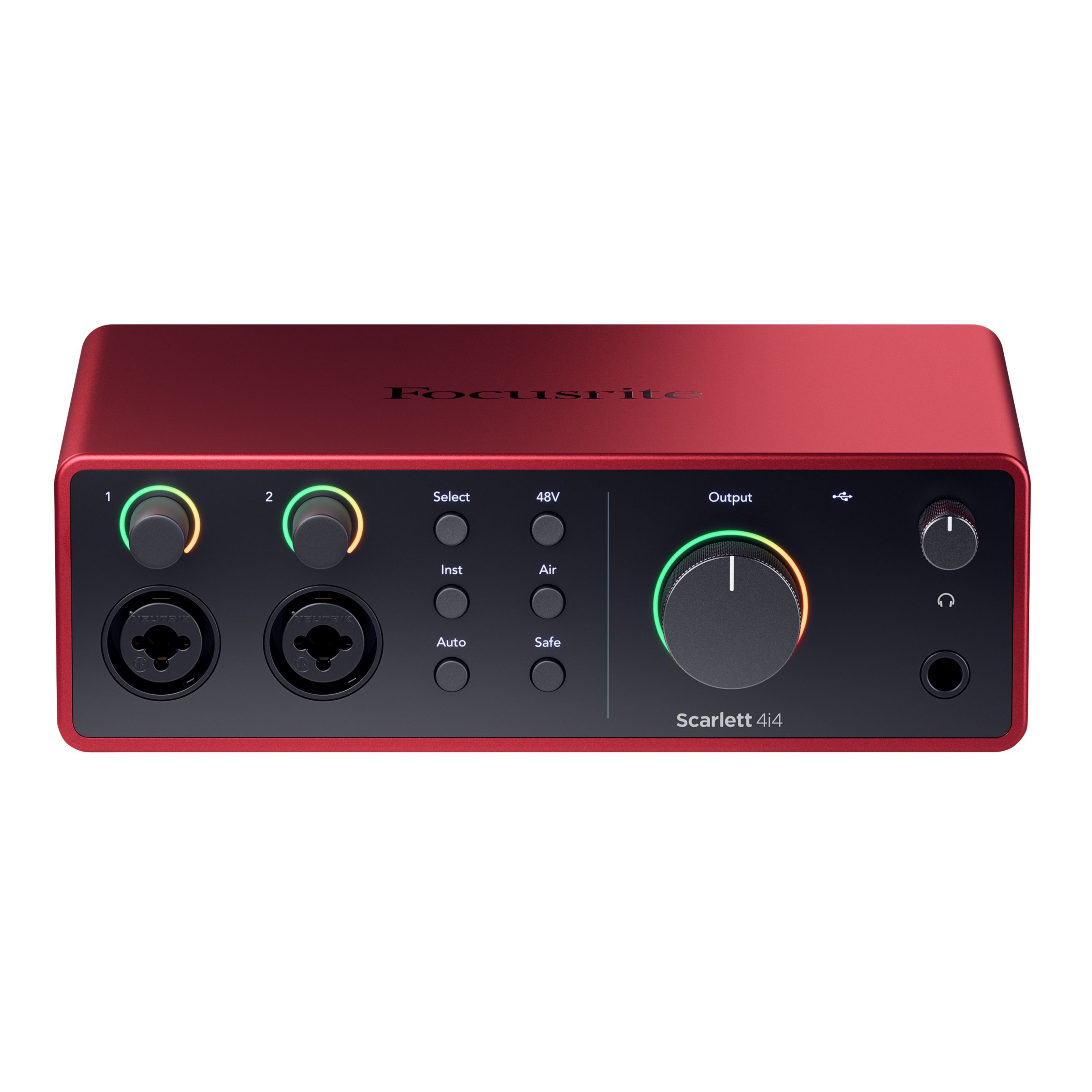 Focusrite Digitales Aufnahmegerät (Scarlett 4i4 4th Gen USB Audio Interface - USB Audio Interface)