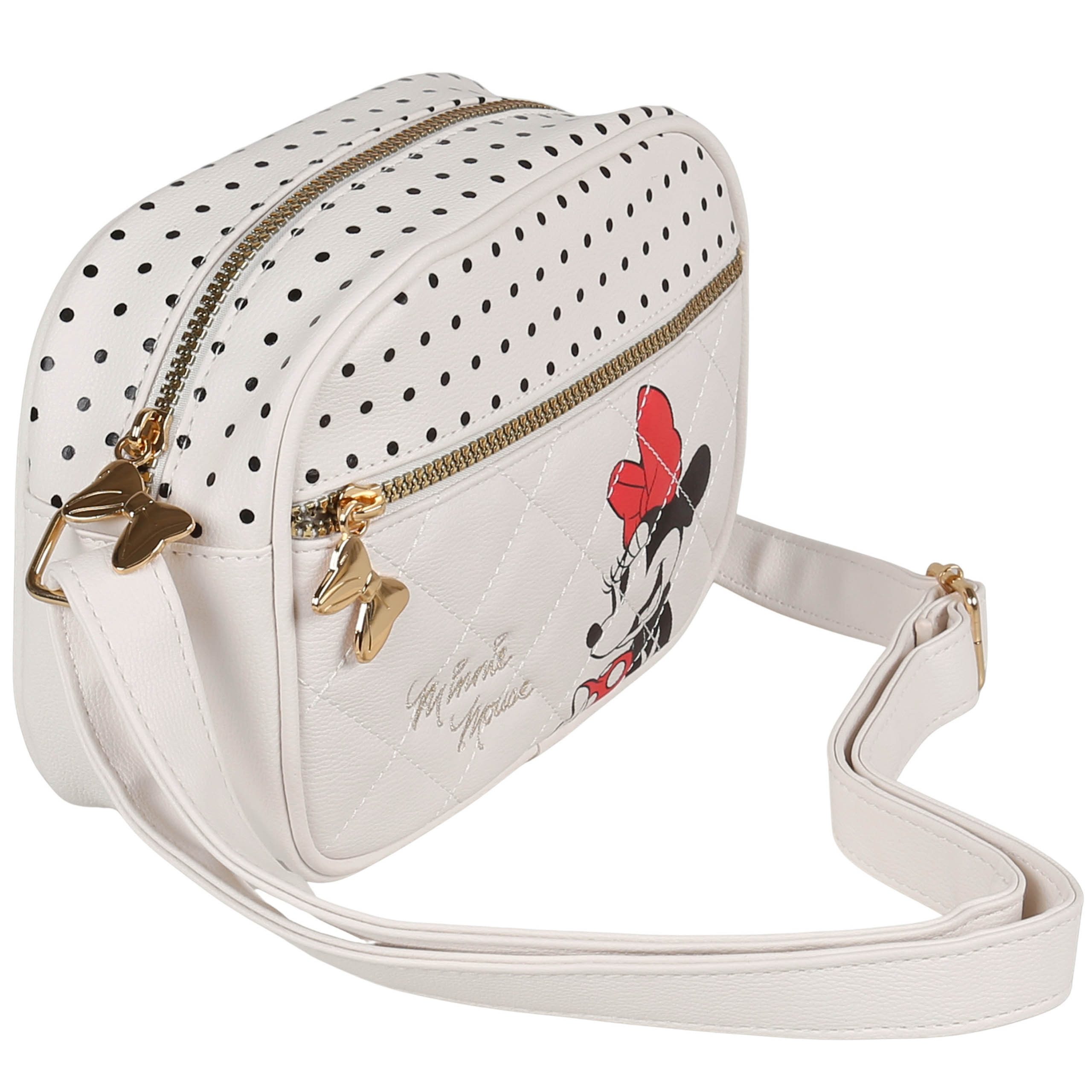 Disney Minnie Mouse Handtasche DISNEY Minnie Mouse Damen-Umhängetasche, kleine Tasche 21 × 16 × 8 cm