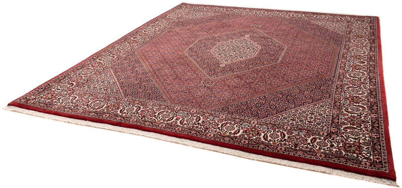 Orientteppich Perser - Bidjar - 298 x 258 cm - rot, morgenland, rechteckig, Höhe: 15 mm, Wohnzimmer, Handgeknüpft, Einzelstück mit Zertifikat