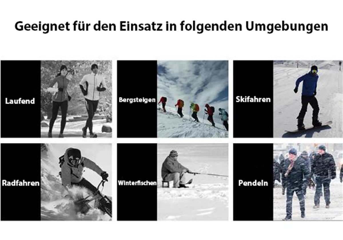 carefully selected Skimütze Outdoor-Skireithaube aus (1 Polarfleece rosarot Stück)