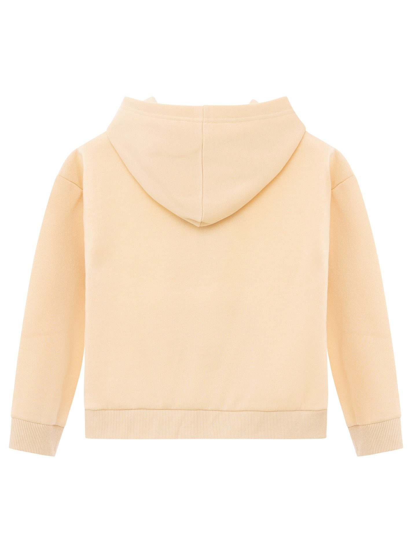 Zwillingsherz Hoodie "Wild But Cute" Mini-Me,mit niedlichem Teddybär und selbstbewusstem Slogan – Bild 4 von 5