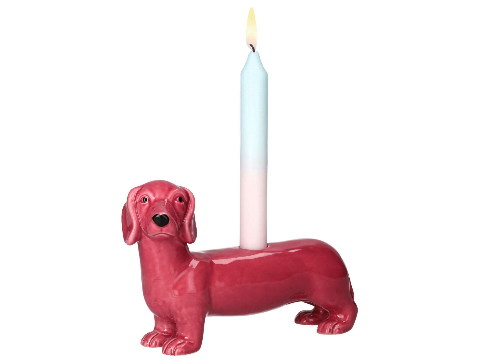 Giftcompany Kerzenhalter Mignon Kerzenhalter Dackel rosa günstig online kaufen
