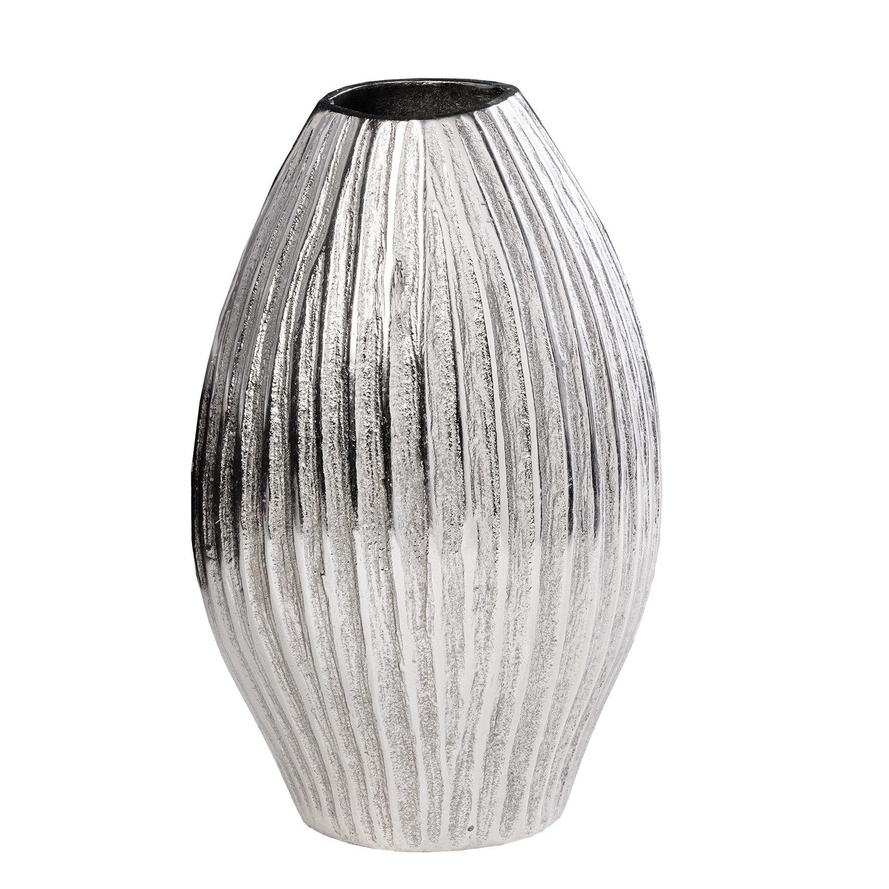 riess-ambiente Dekovase ELEGANCE 35cm silber antik · Blumenvase aus Metall günstig online kaufen