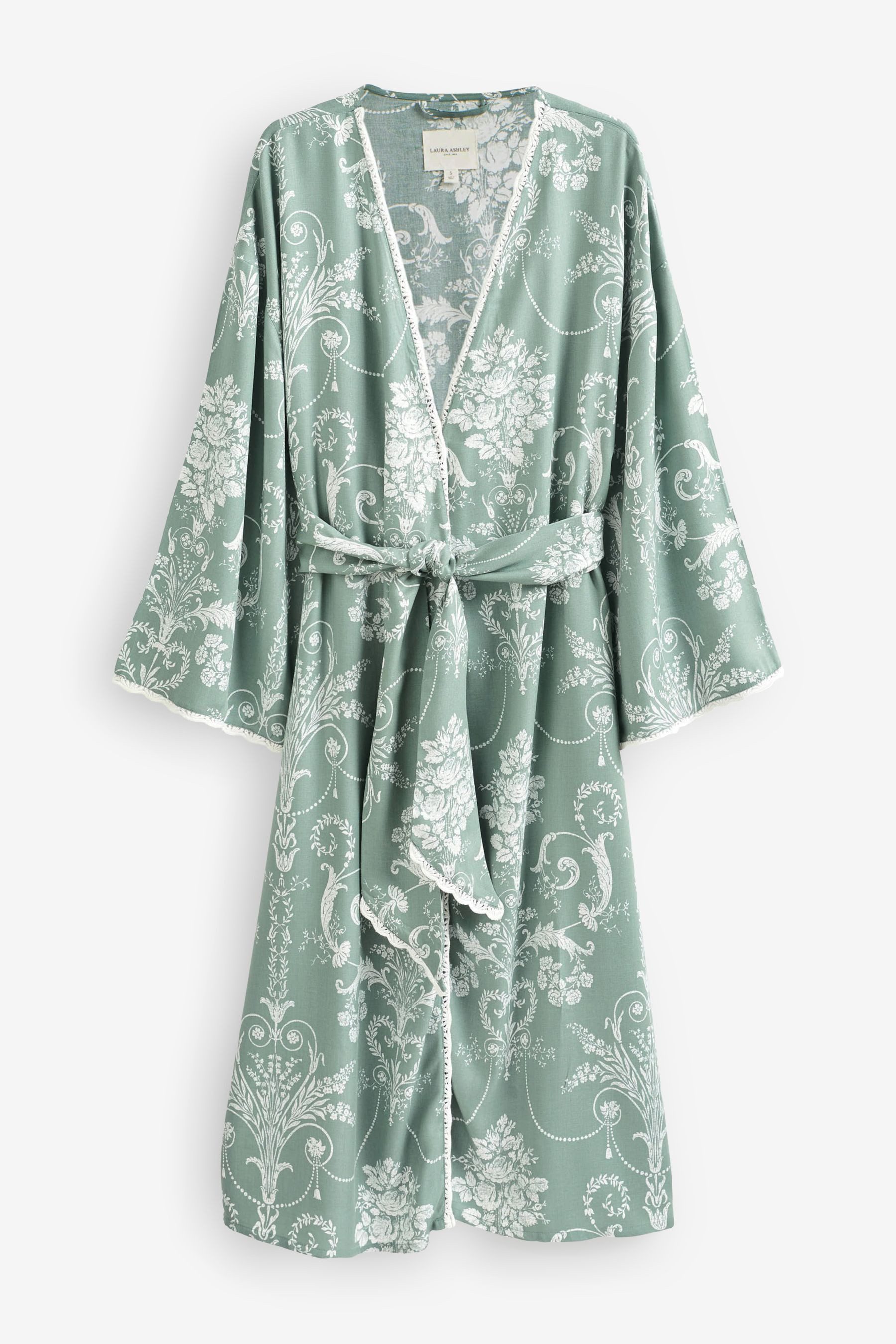 LAURA ASHLEY Morgenmantel Laura Ashley Josette Morgenmantel, Viskose