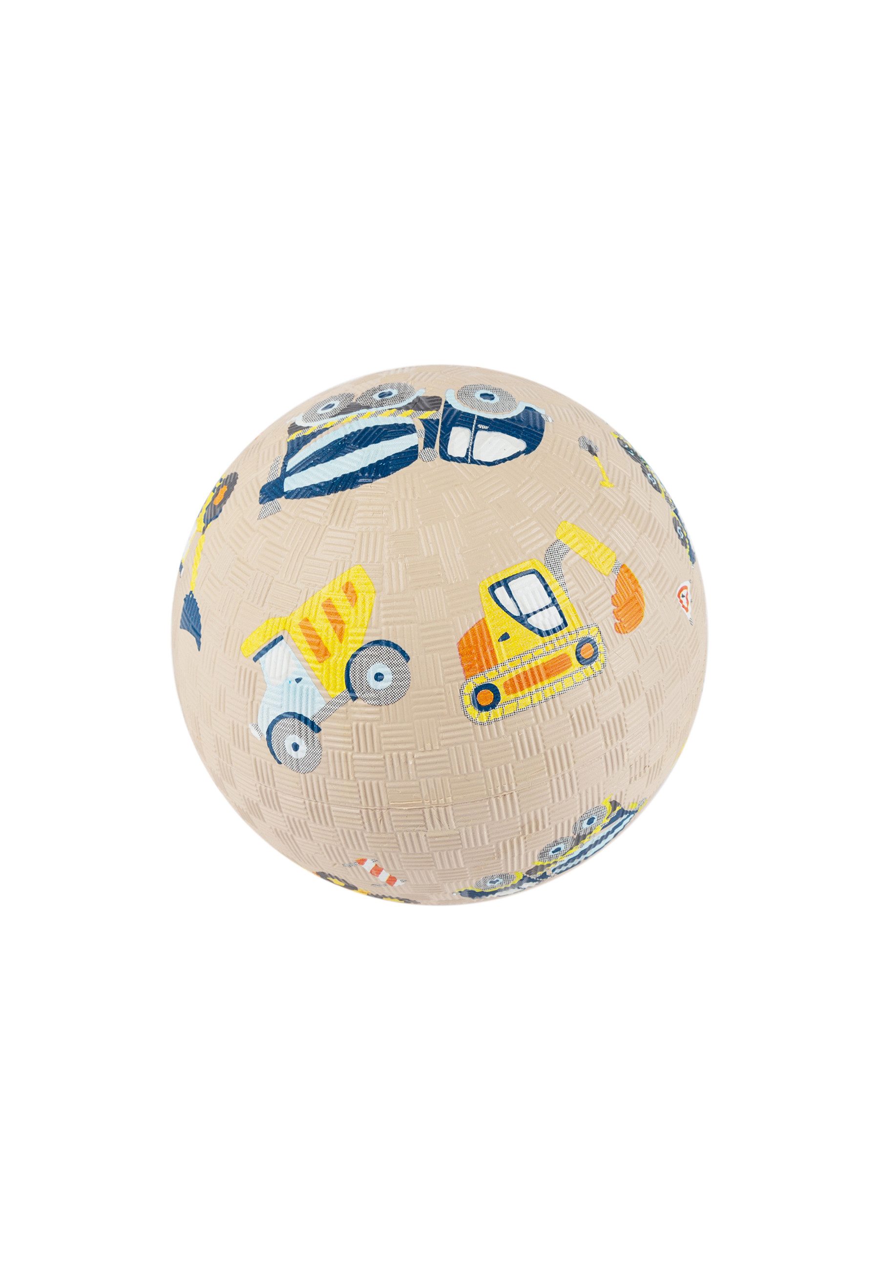 Sigikid Spielball Kautschukball klein Baufahrzeuge, 12cm für Kinder (1-St)